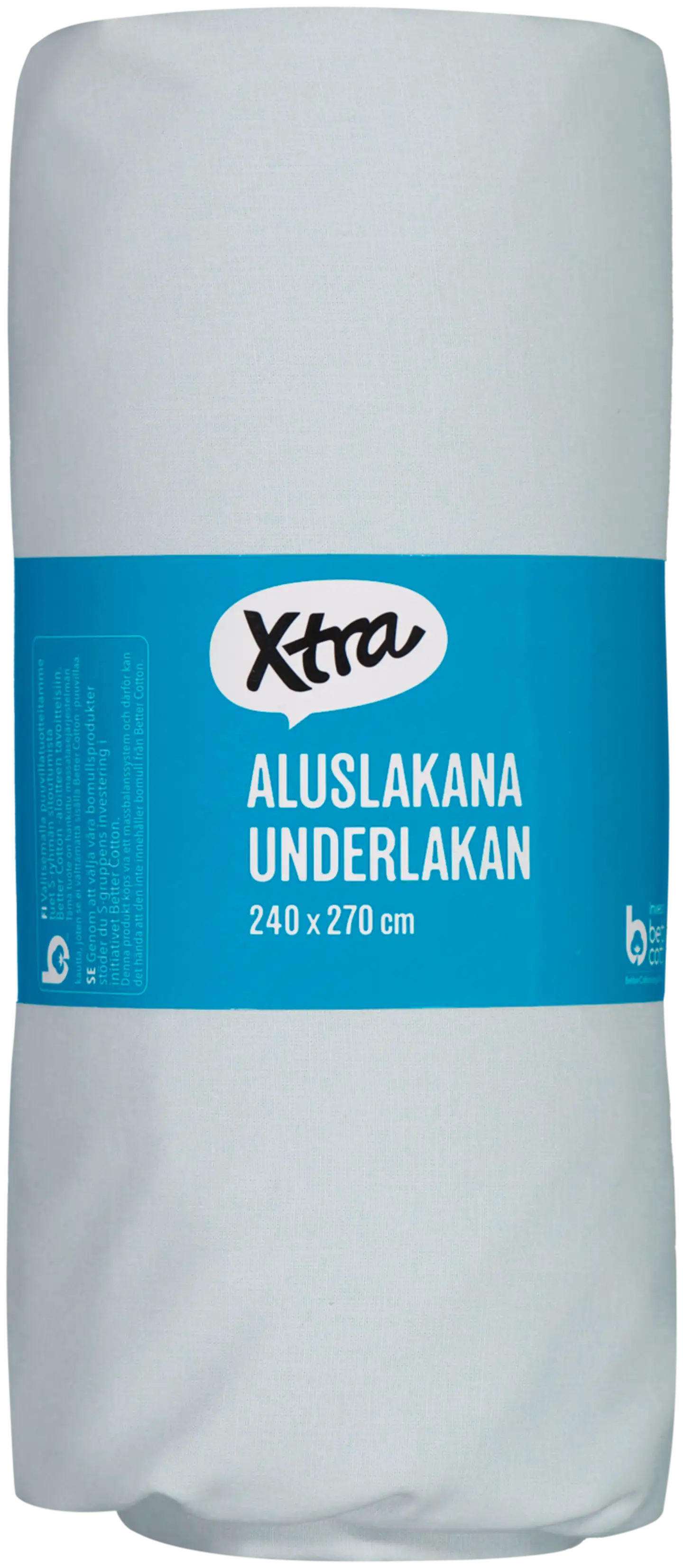 Xtra aluslakana Uni 240x270 cm, vaaleanharmaa - 1