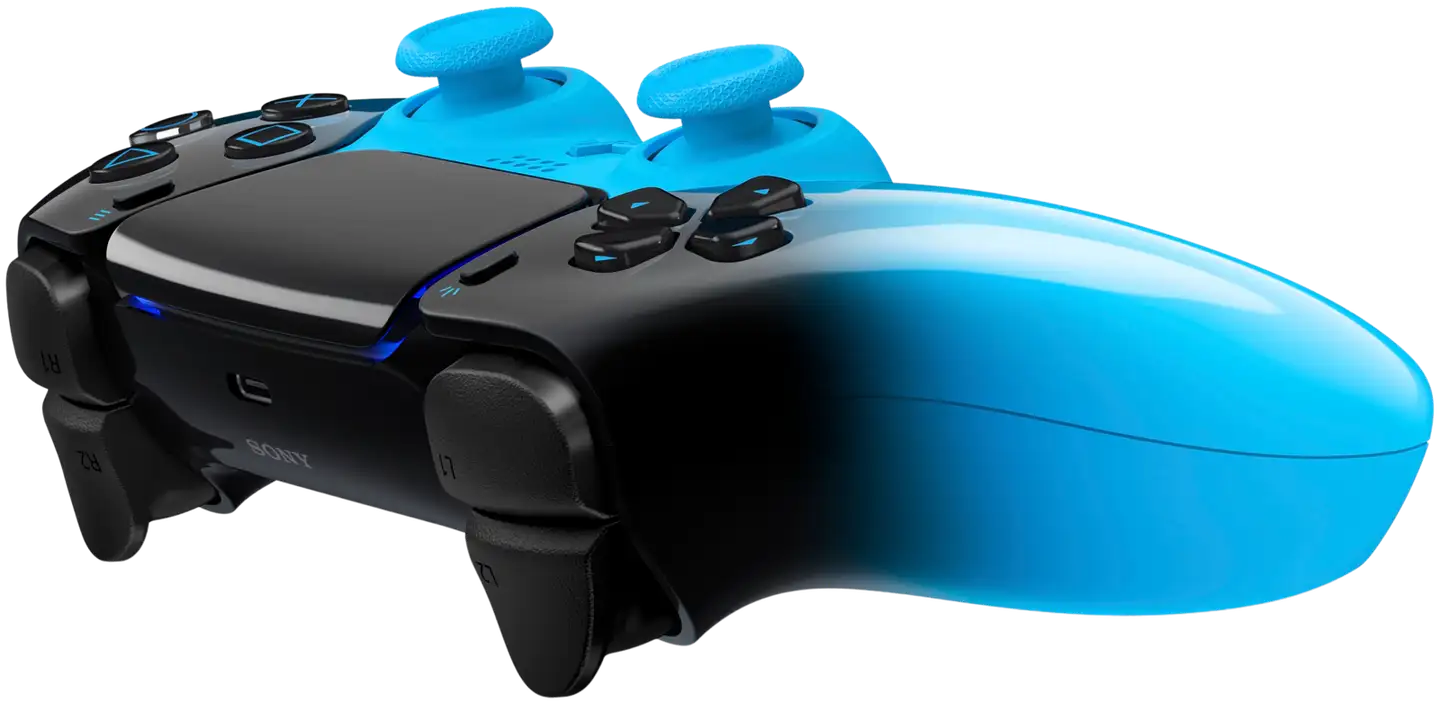 PS5 DualSense Rhythm Blue ohjain - 3
