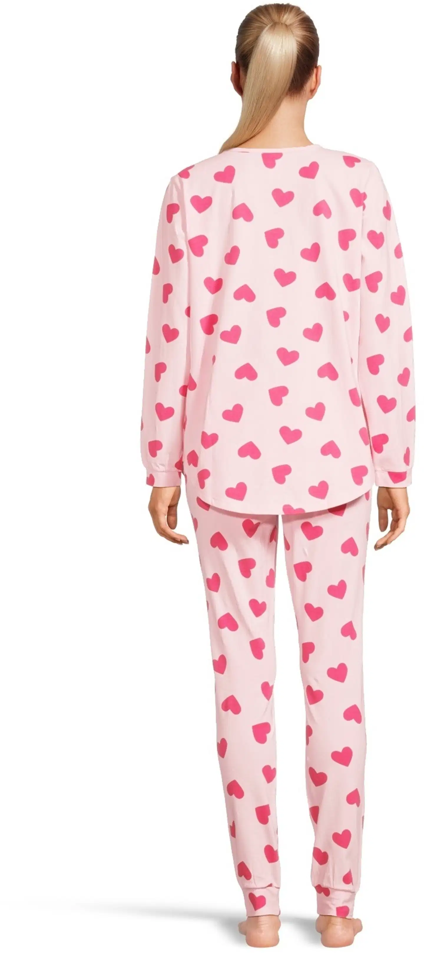Actuelle naisten pyjama 212A382615 - Pink AOP - 3