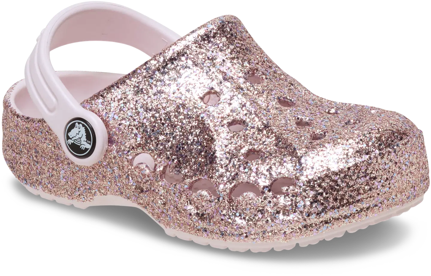 Crocs lasten pistokas Baya Mixed Glitter - Barely Pink - 4