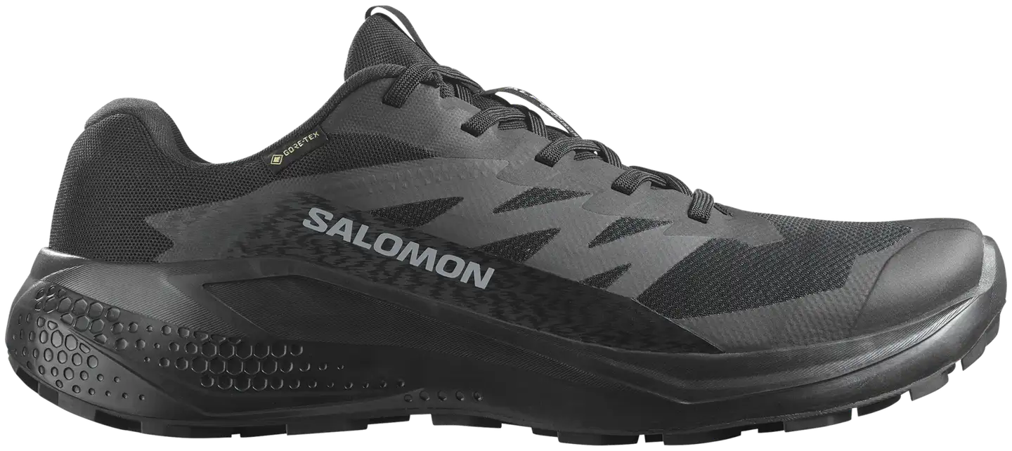 Salomon miesten maastojuoksukengät Alphaglide GTX - Black/Asphalt/Black - 1