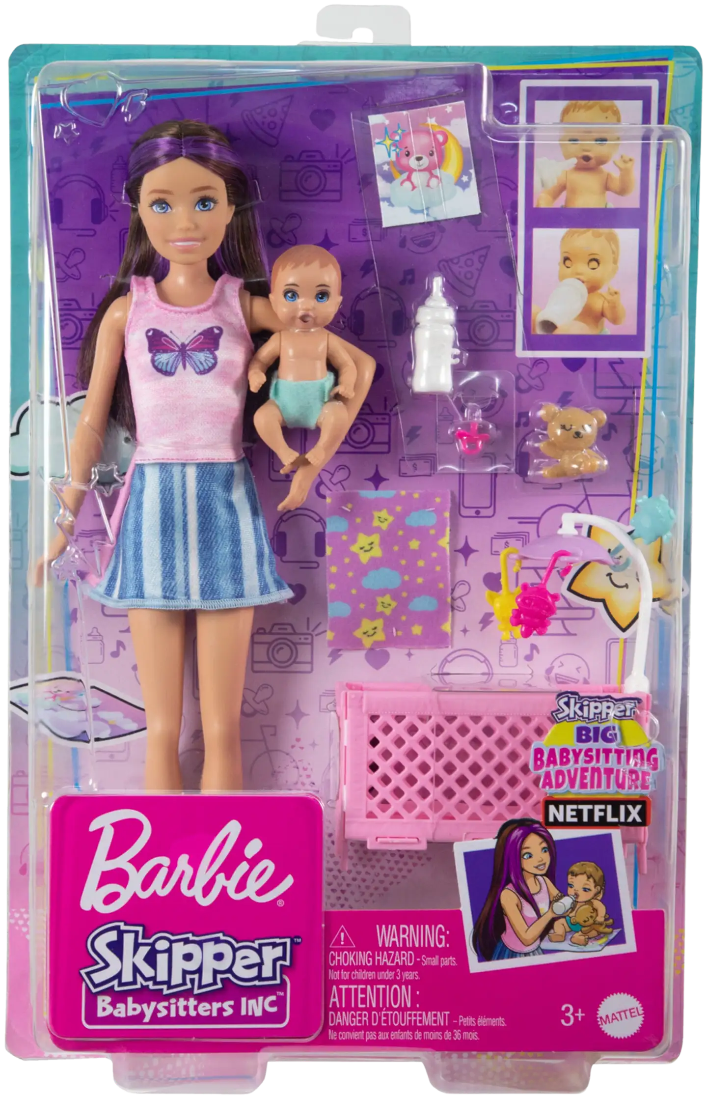 Barbie Skipper Sleepy Baby Playset Hjy33 - 2