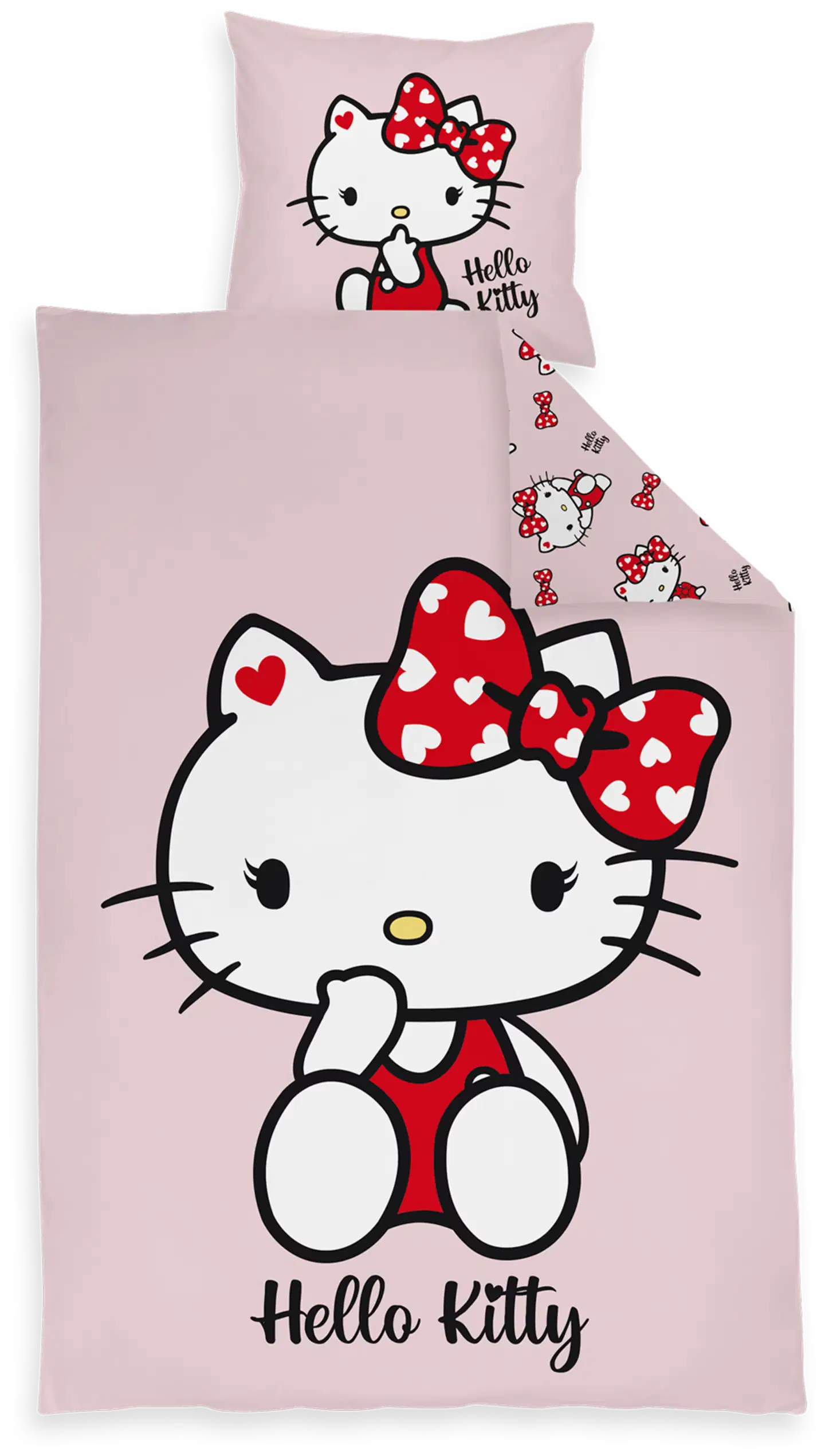Lasten pussilakanasetti Hello Kitty 150x210+50x60 cm - 1