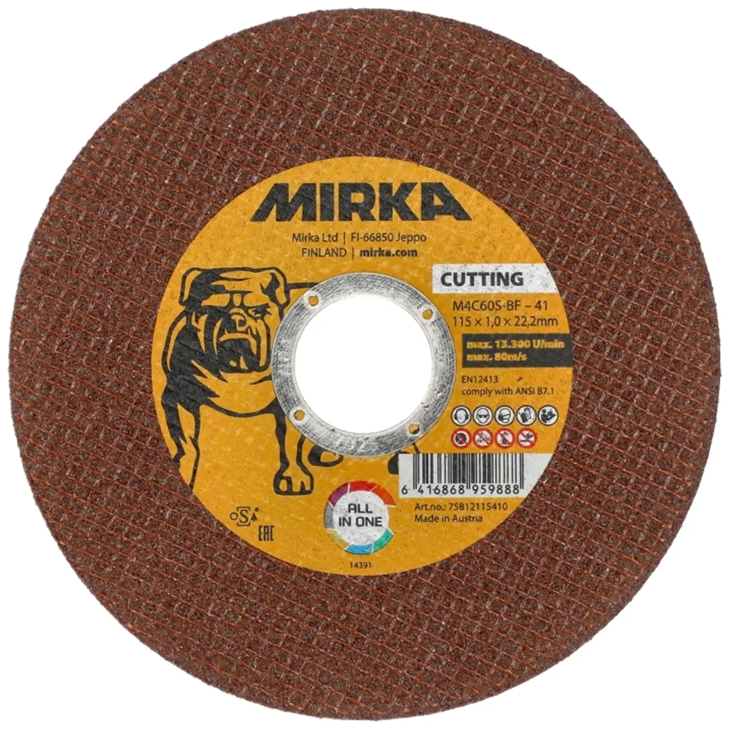 Mirka multi 115x1,0x22,2mm