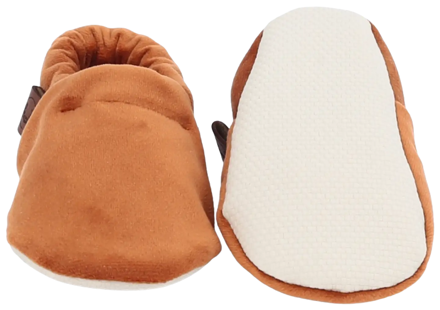 Yoyo Juniors lasten samettitossu Moccassins - Caramel - 3