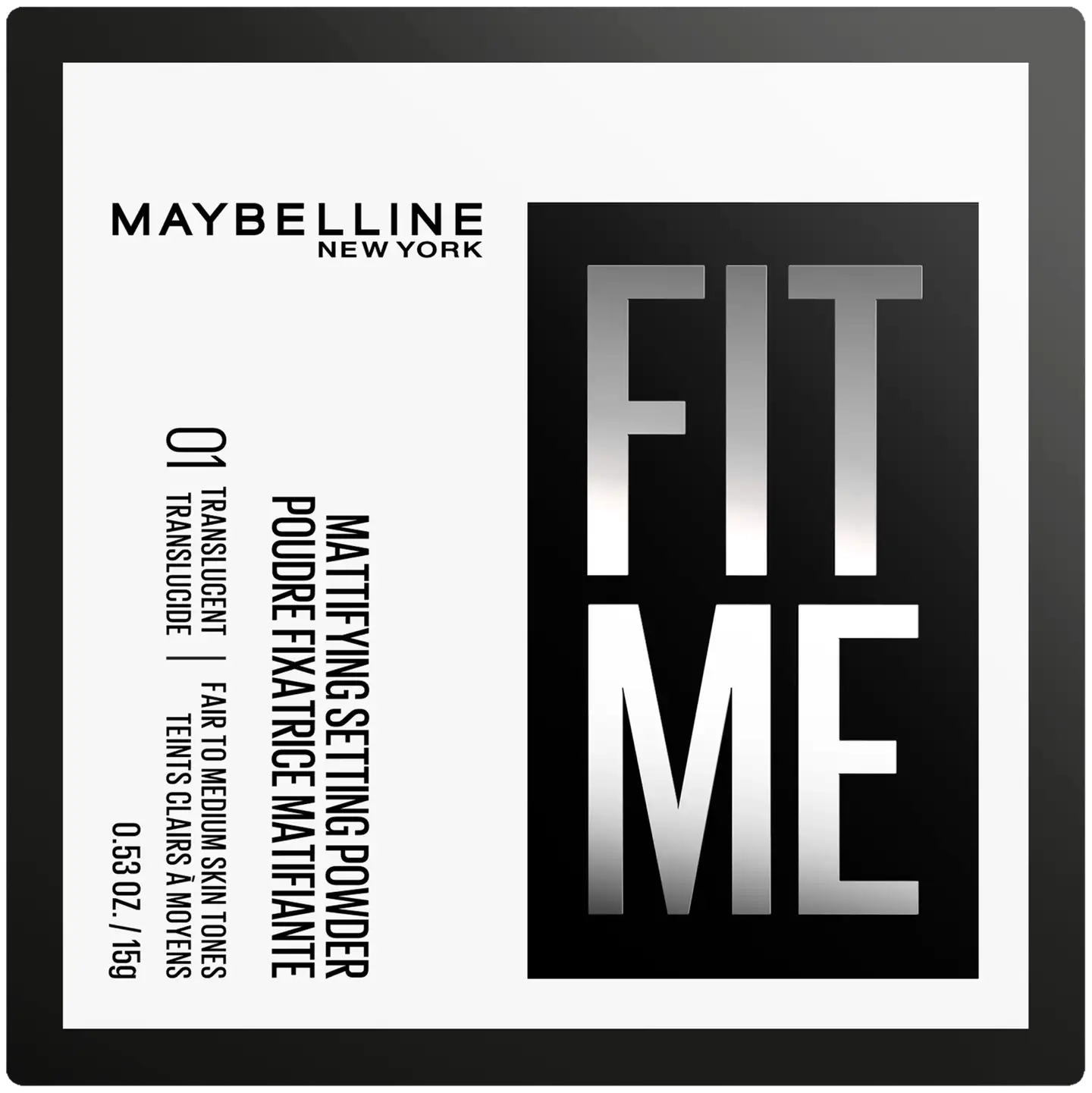 Maybelline New York Fit Me Irtopuuteri 1 Translucent 15 g - 1