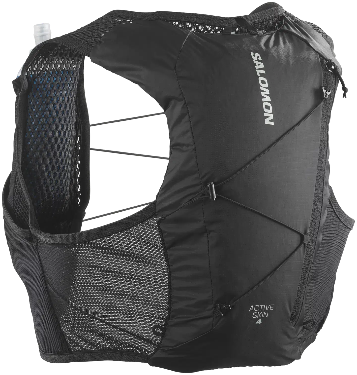 Salomon Active skin 4 set juoksuliivi - BLACK/METAL/ - 1