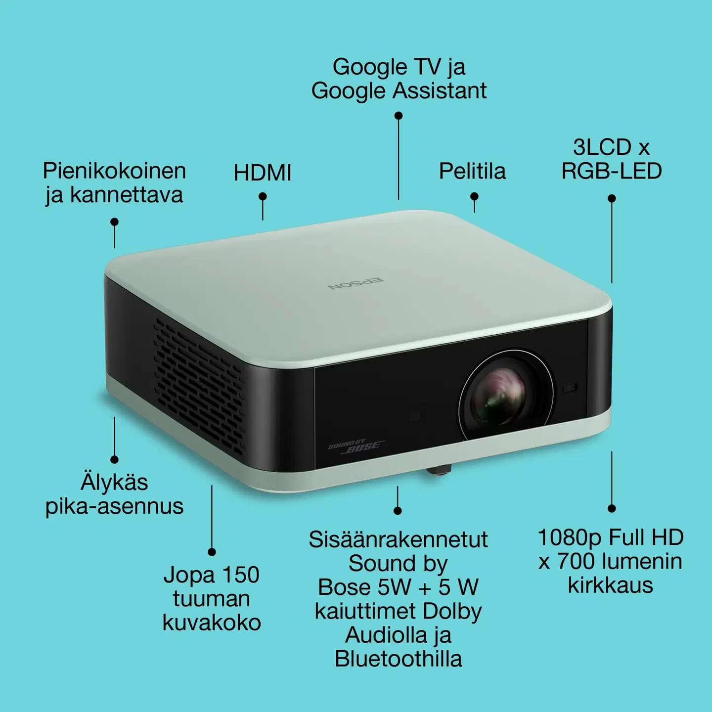 Epson Lifestudio Pop -projektori EF-61G - 3