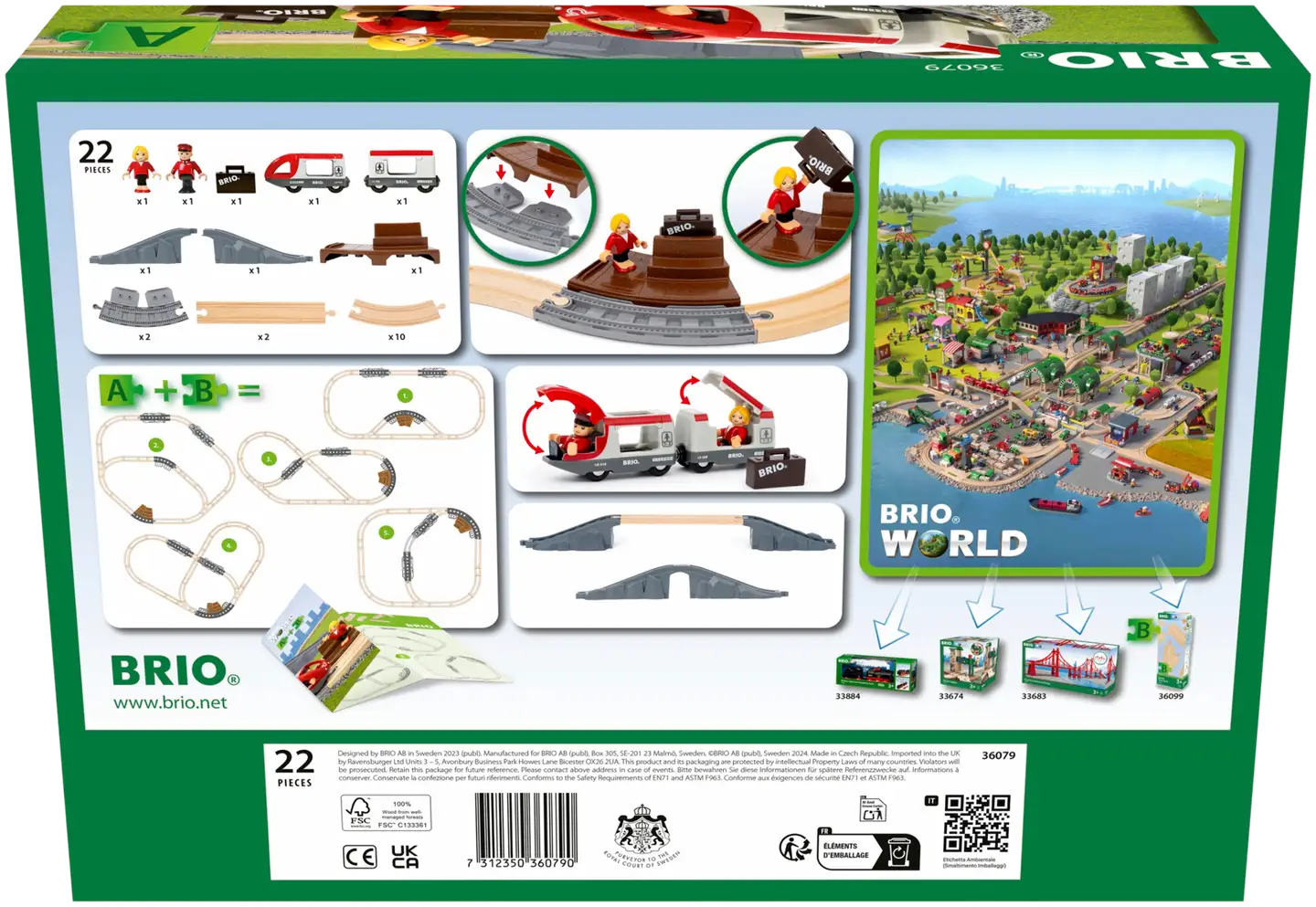BRIO Henkilöjunasetti aloituspakkaus - 3