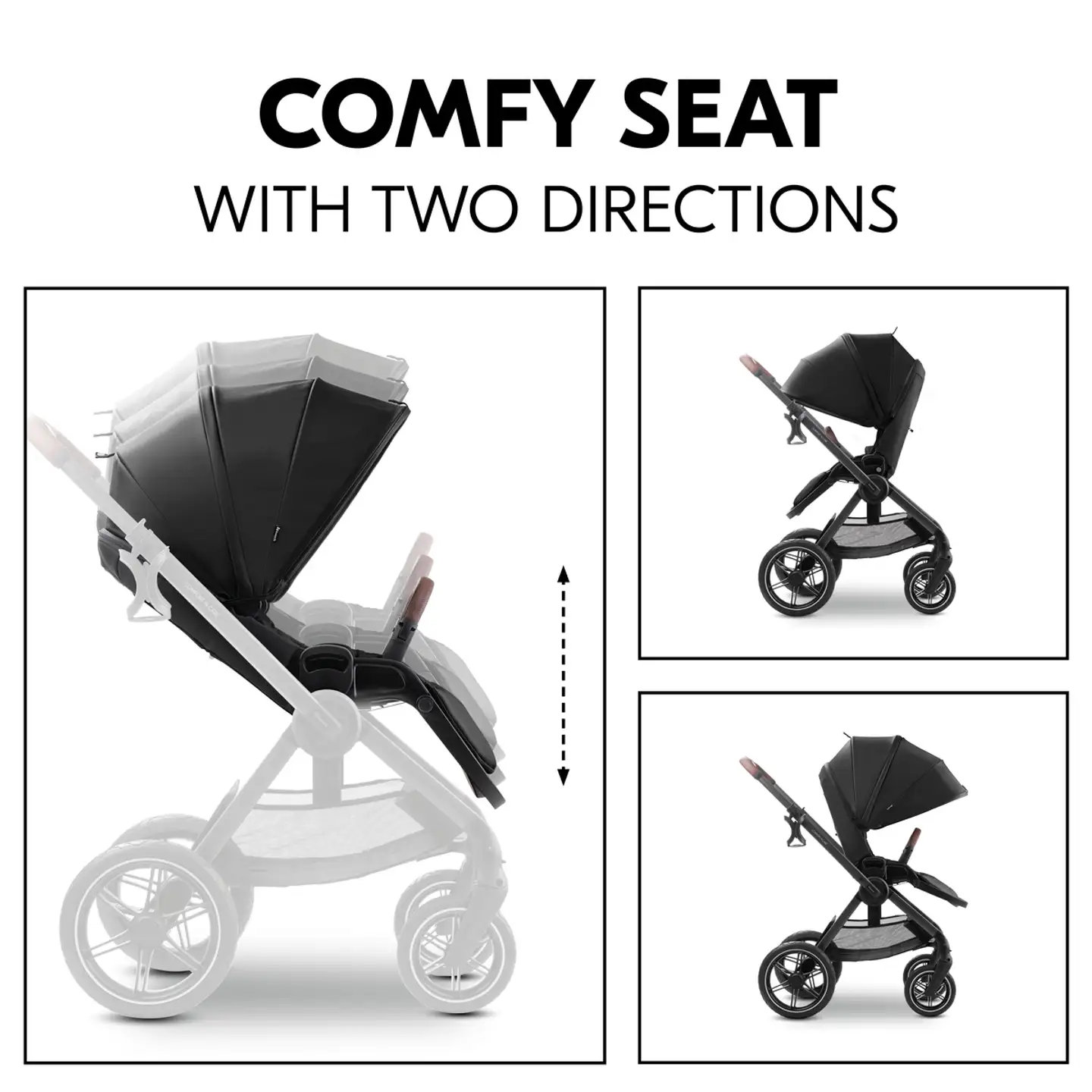 Hauck yhdistelmävaunut Comfort N Care Set 0-25 kg musta - 21
