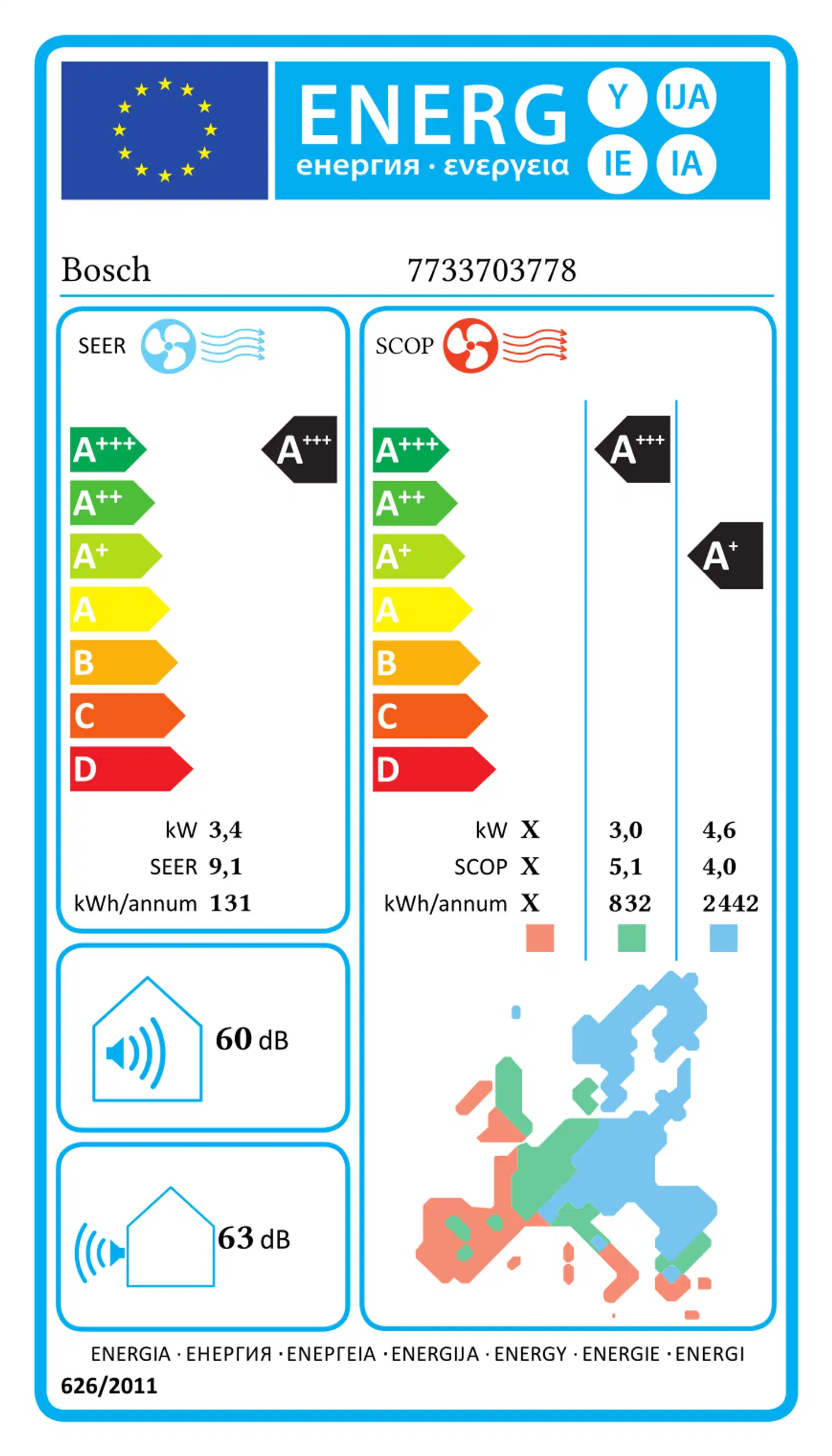 Bosch Climate 7100 35-heb ilmalämpöpumppu musta asennettuna - 6