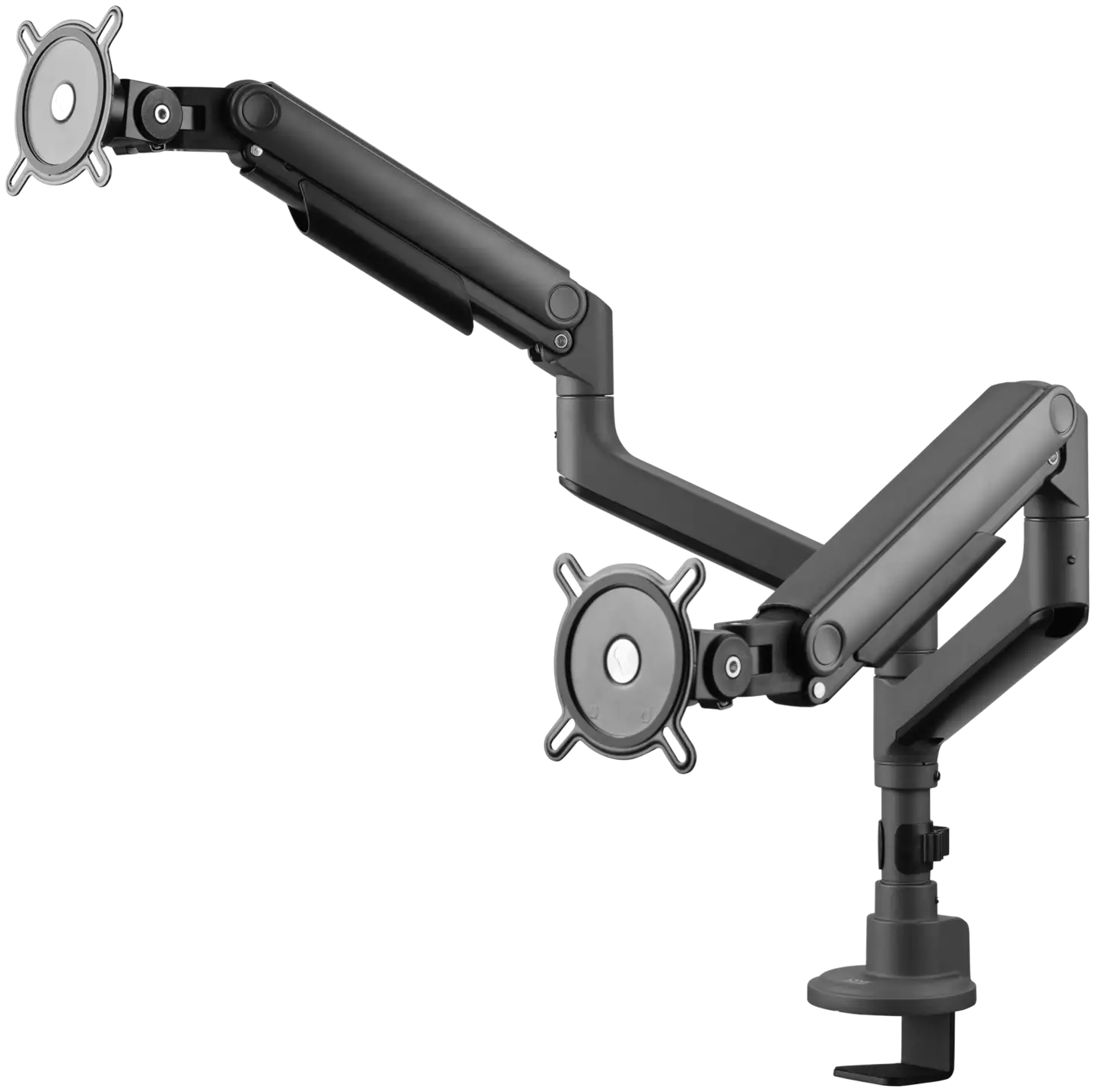 One For All DM5210 Heavy Duty Monitorivarsi kahdelle näytölle, musta - 4