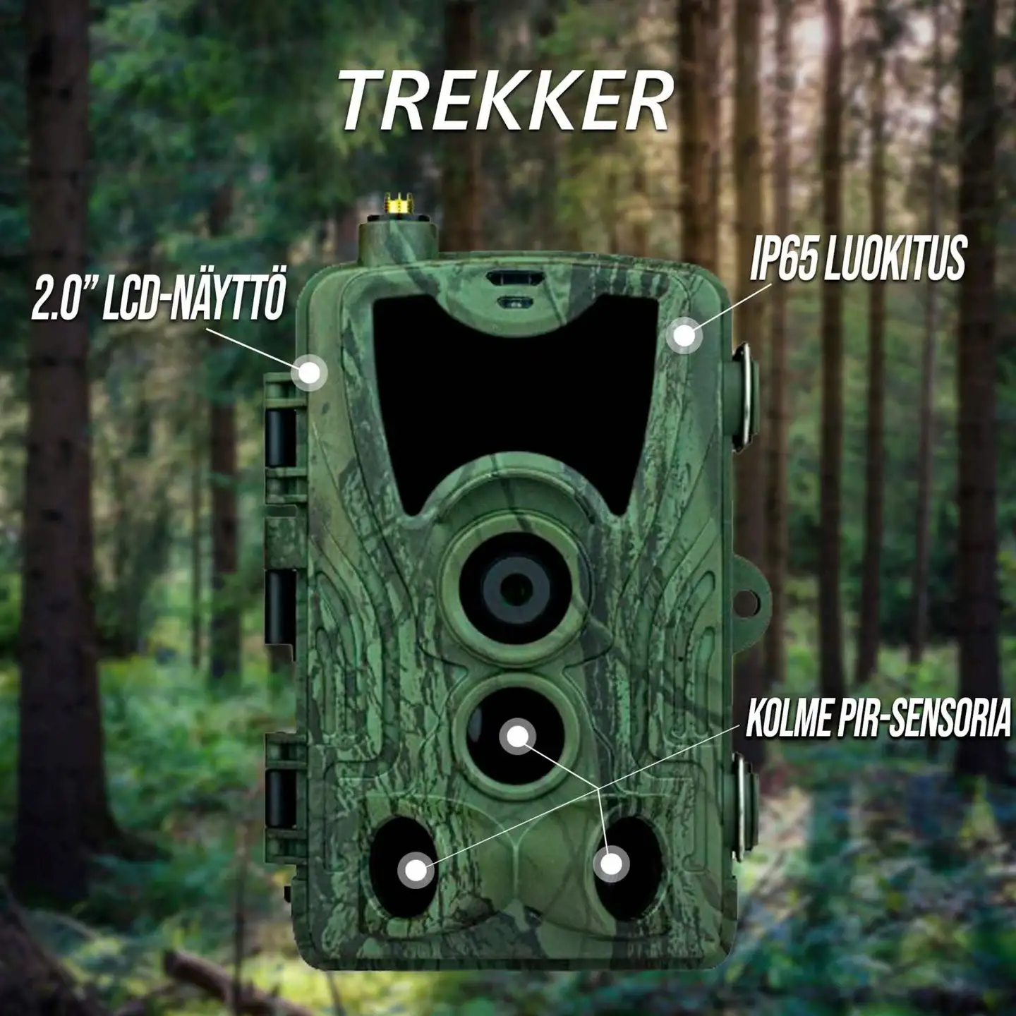 Trekker riistakamera Premium tallentava - 3