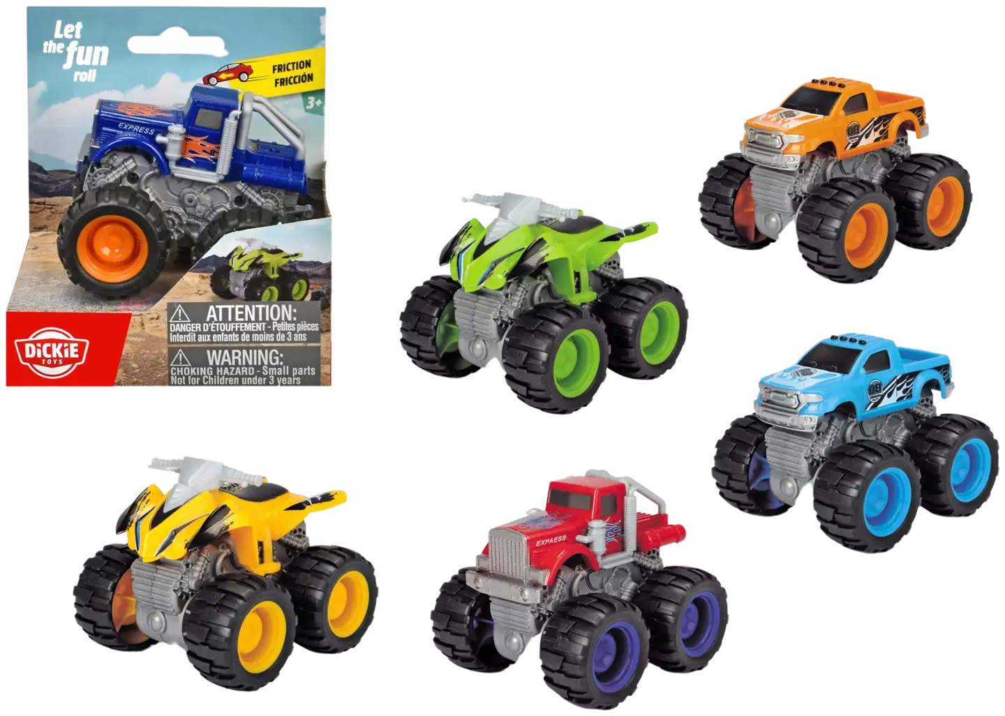 Dickie Toys 4 x 4 Offroader, 6 erilaista, lajitelma - 1