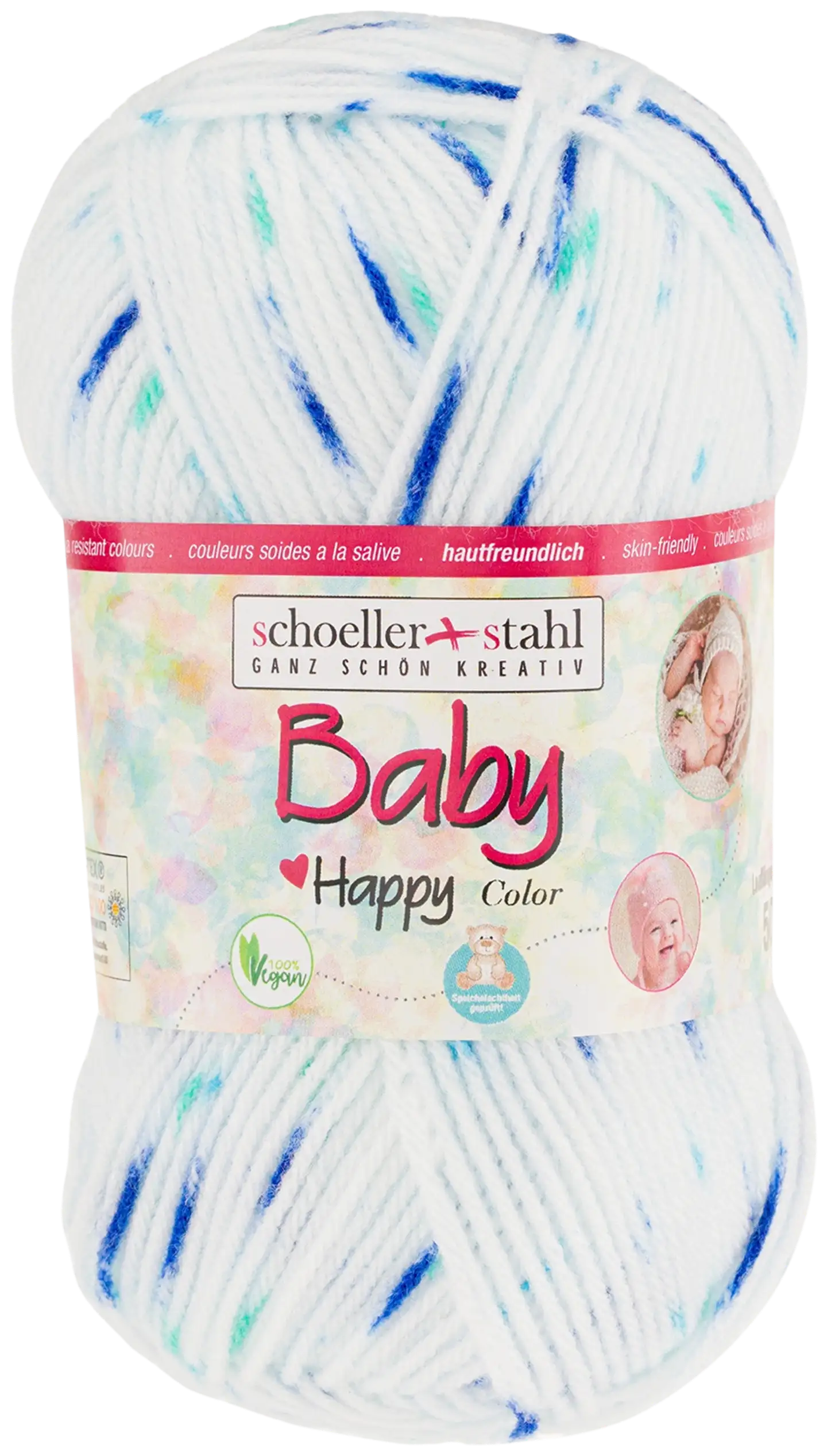 Schoeller+Stahl neulelanka Baby Happy color 50 g vaaleansininen - 1