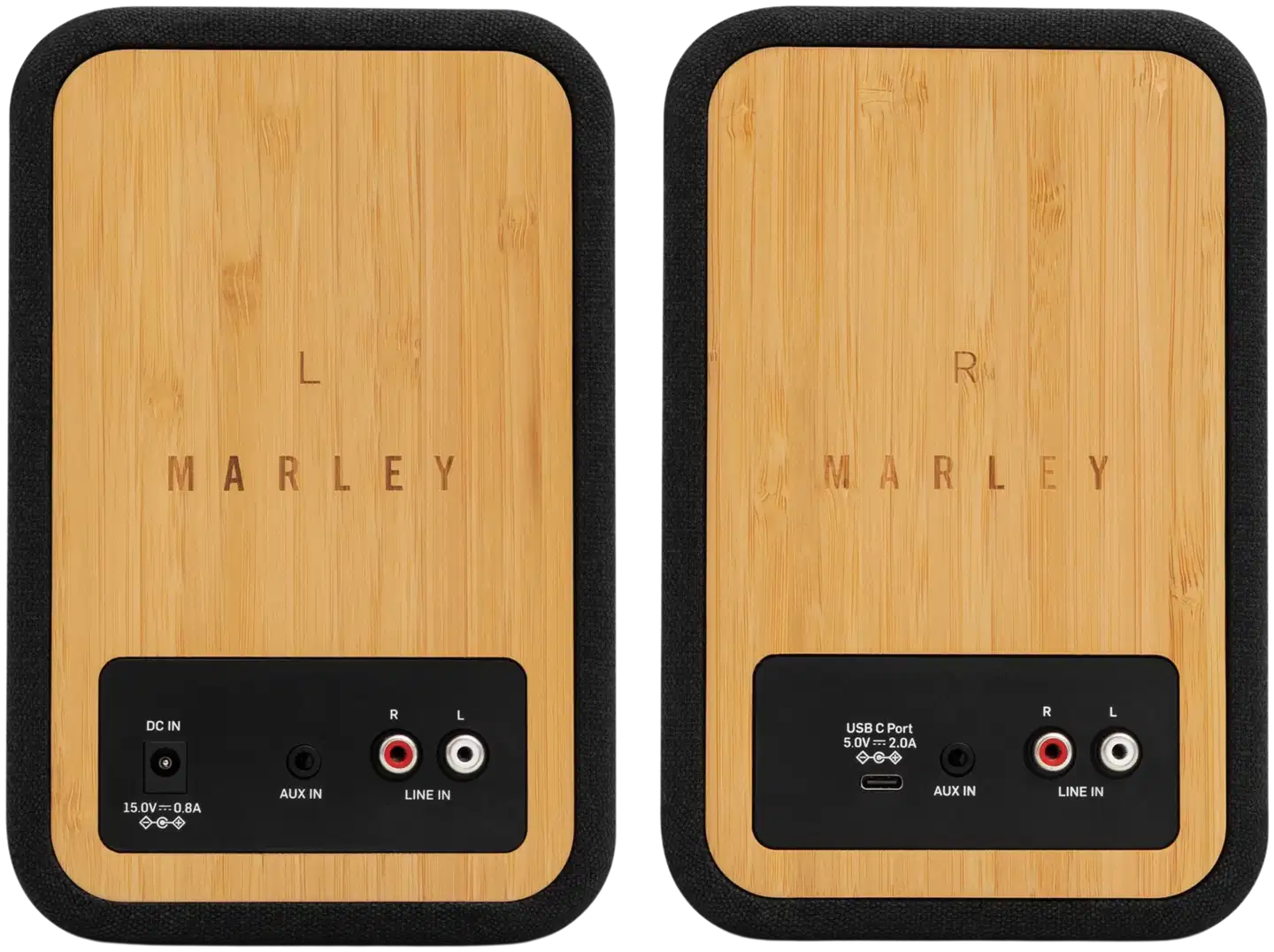 House of Marley Bluetooth hyllykaiuttimet Get Together Duo, musta/puu - 4
