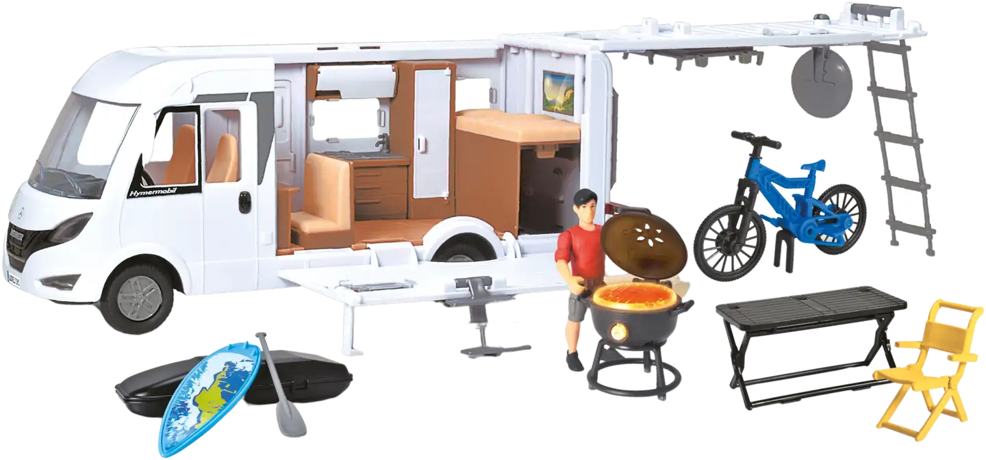 Dickie Toys Hymer matkailuauto, leikkisetti - 5