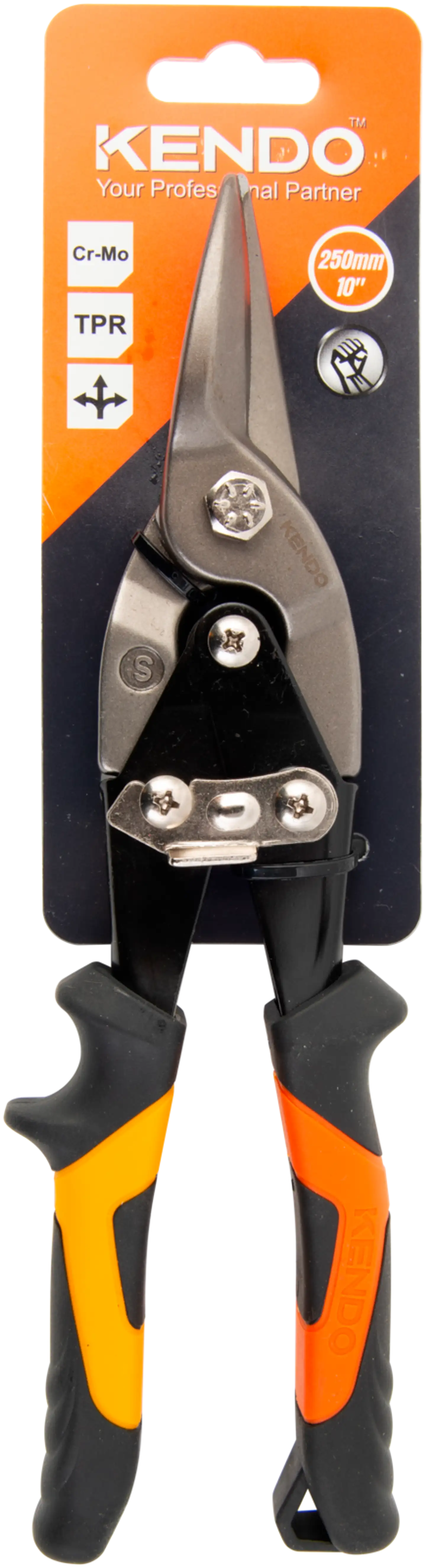 Kendo peltisakset  suora 250mm - 1