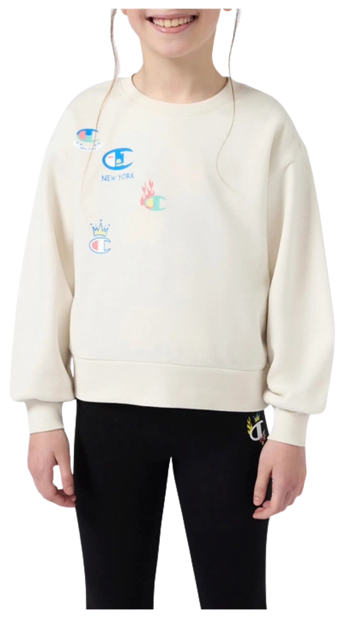 Champion lasten collegepusero - White - 1