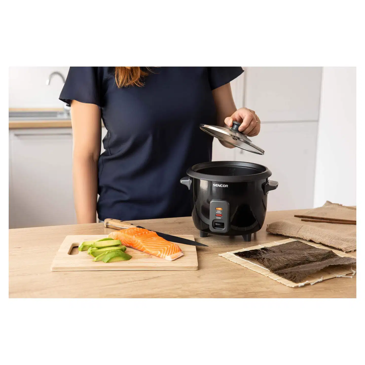 SENCOR Riisinkeitin SRM 0601BK Musta - 5