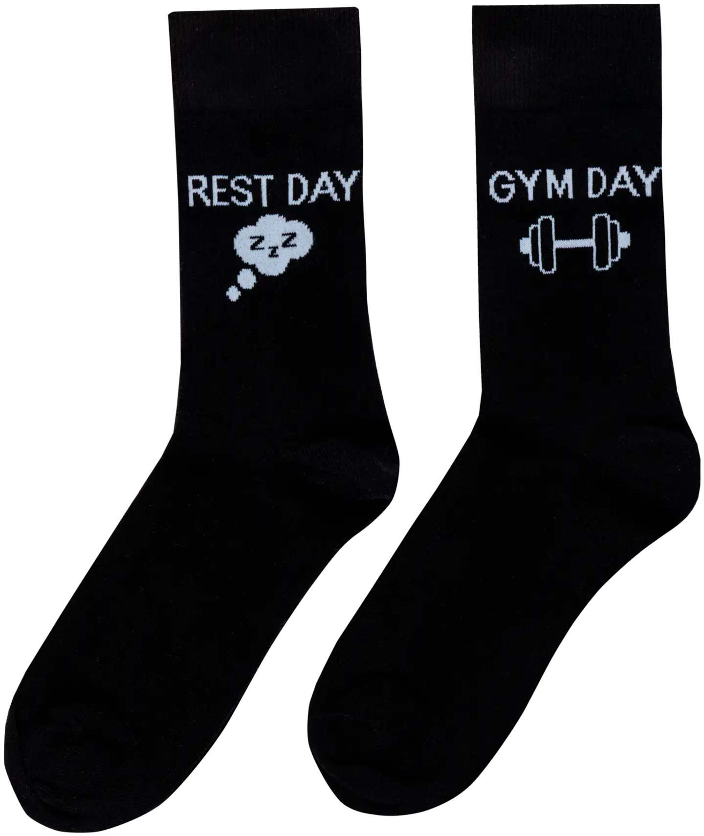 House miesten sukat tekstillä 193H322518 2-pack - BLACK - 1