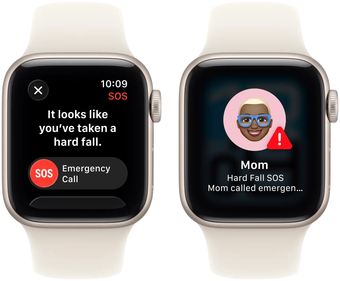 Apple Watch SE 3 GPS 40mm valkoinen alumiinikotelo, valkoinen sport ranneke - S/M - MEH34QN/A - 4