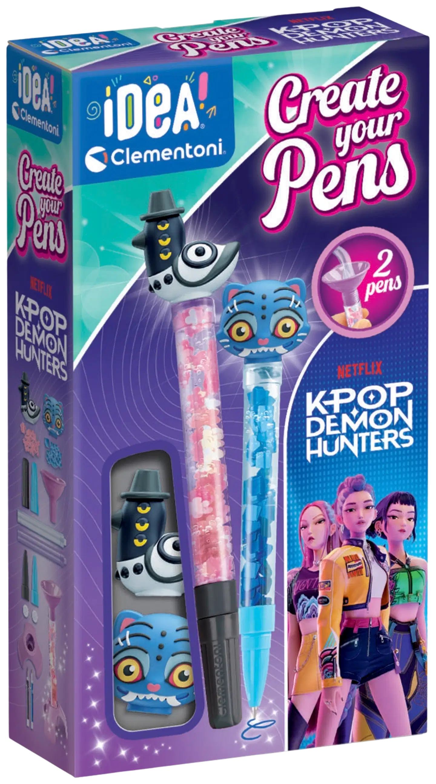 K Pop Kynäaskatelusetti Demon Hunters - 2