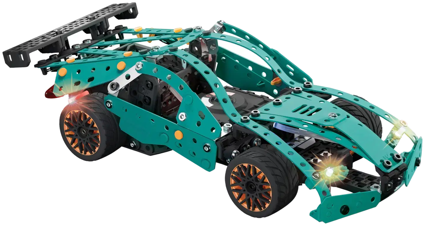 Meccano 2-in-1 Hypercar ja F1 -rakennussarja - 10