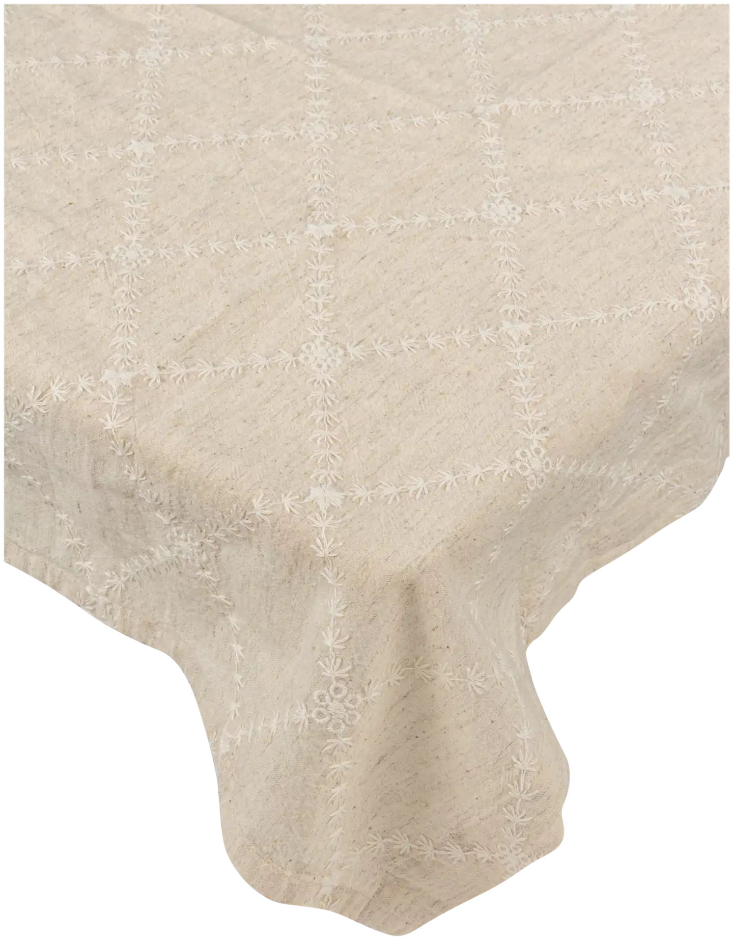 House pöytäliina Embroidery 140x240 cm pellava - 1