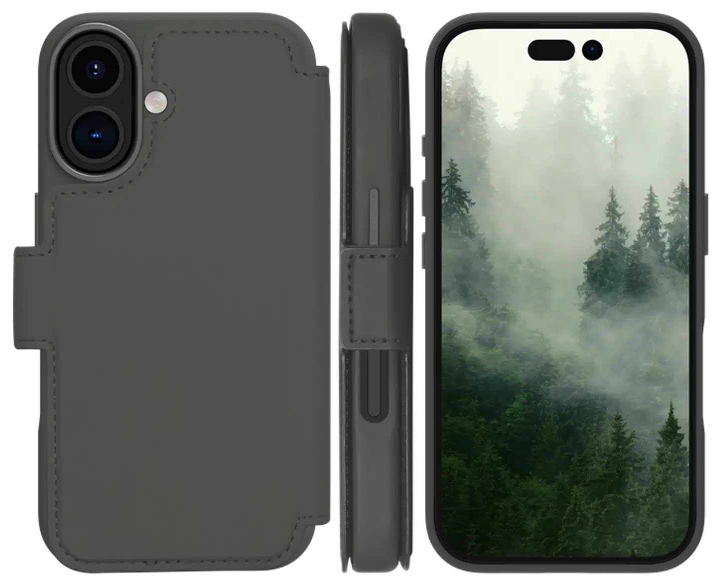 dbramante1928 suojakuori Lynge MS ICON iPhone 16 vihertävän harmaa - 3