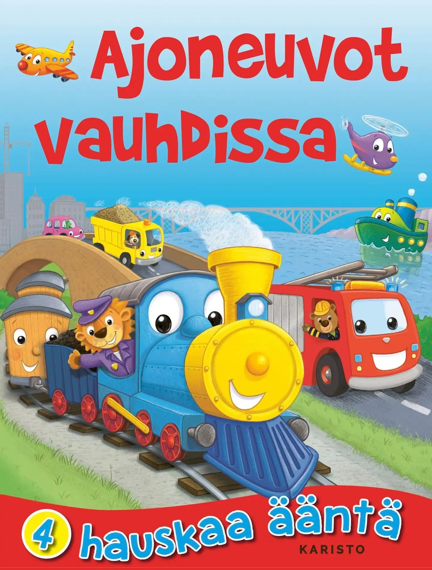 Ajoneuvot vauhdissa - Ääninappikirja