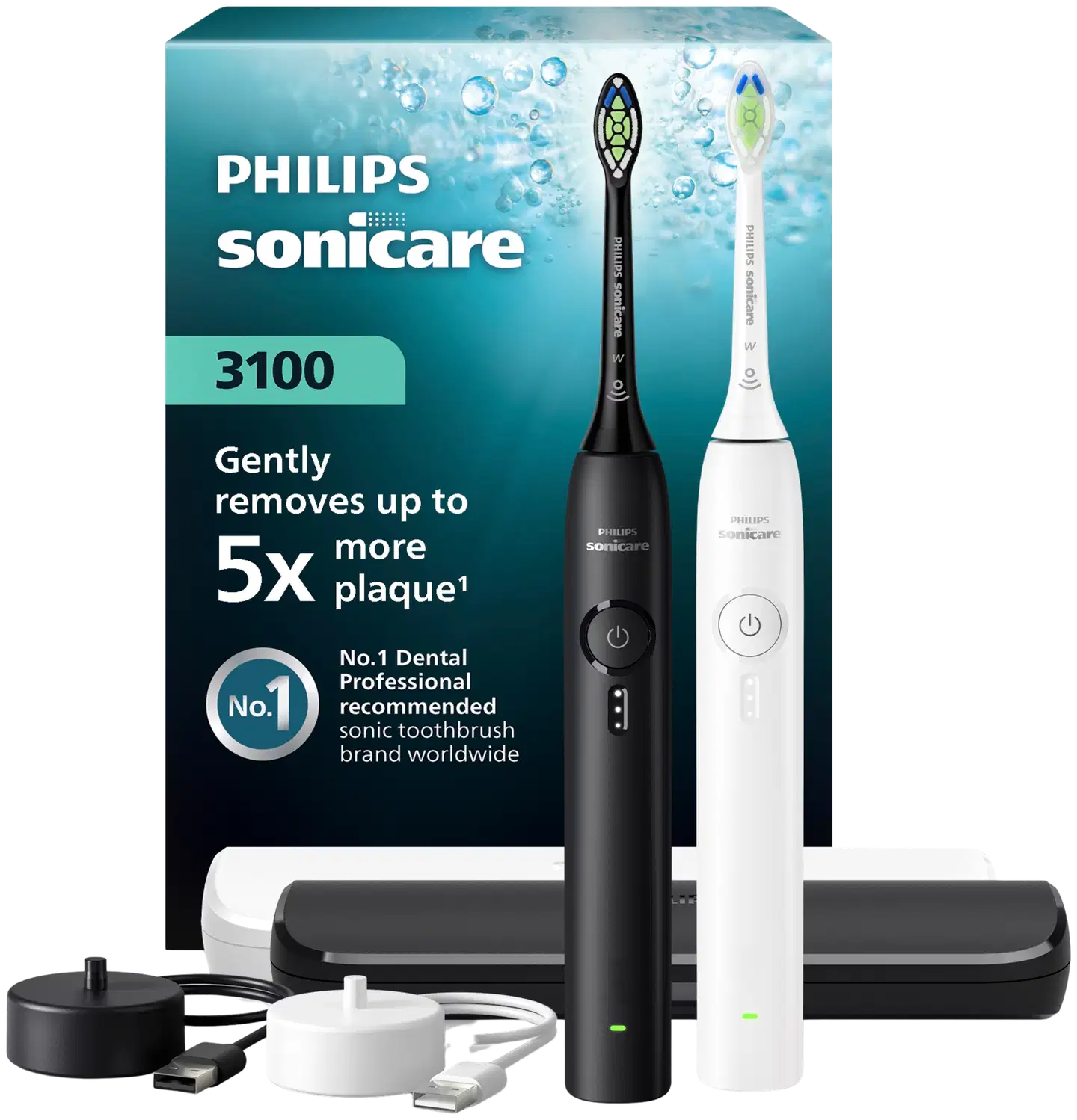 Philips Sonicare Sähköhammasharja 3100 HX4072/73 2-pack - 1