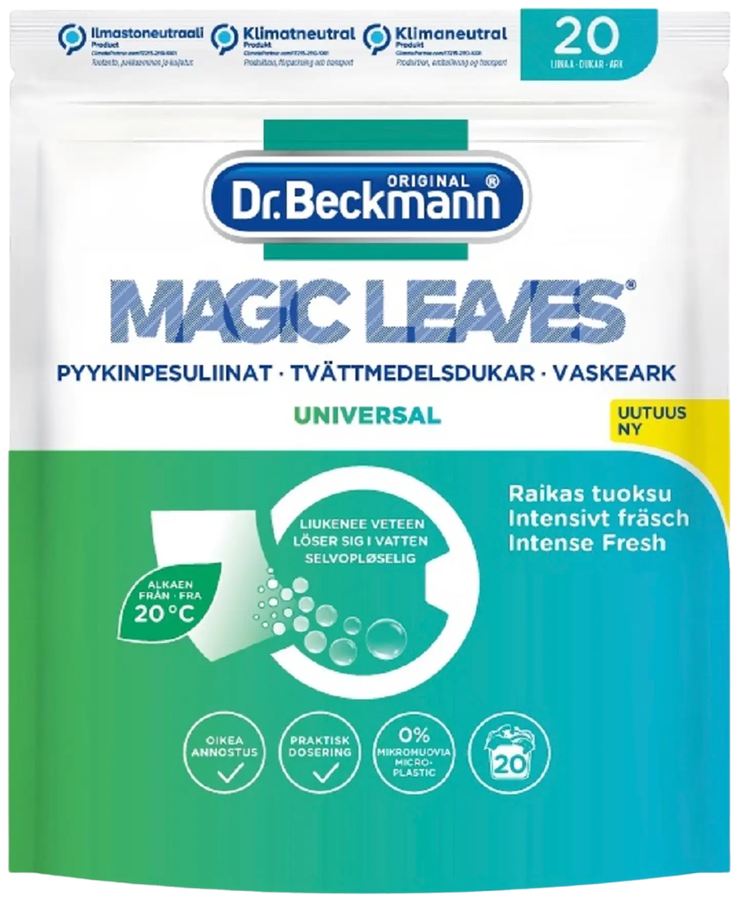 Dr. Beckmann Magic Leaves Pyykinpesuliinat Universal