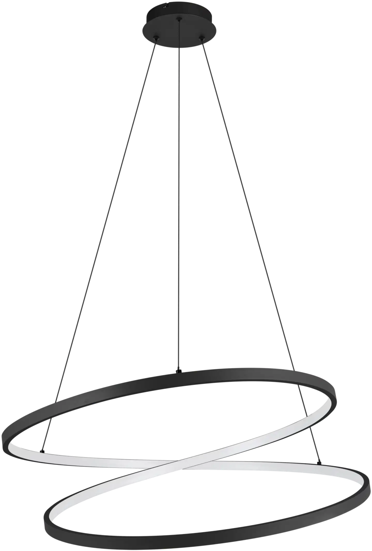 EGLO riippuvalaisin Ruotale LED 42W 70 cm musta - 1