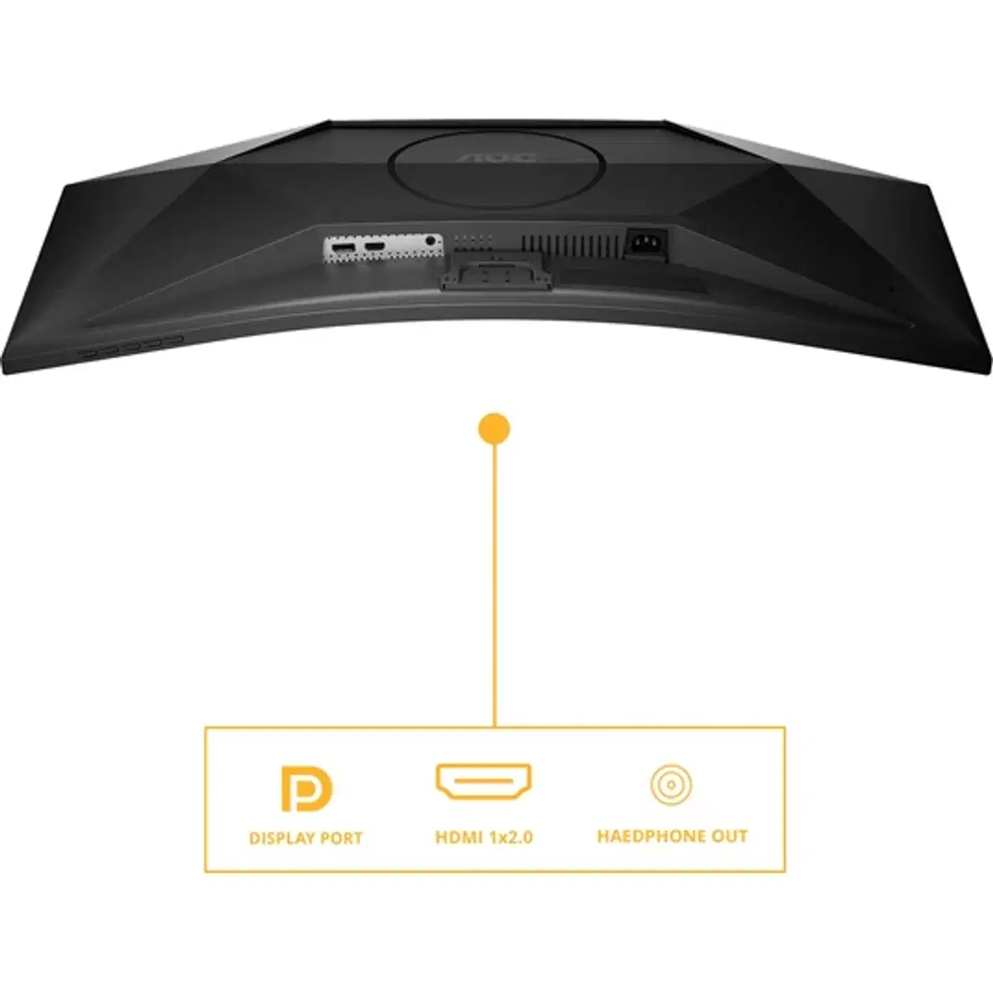 AOC kaareva näyttö CU34B3E AOC 34" UWQHD 100Hz HDMI - 2