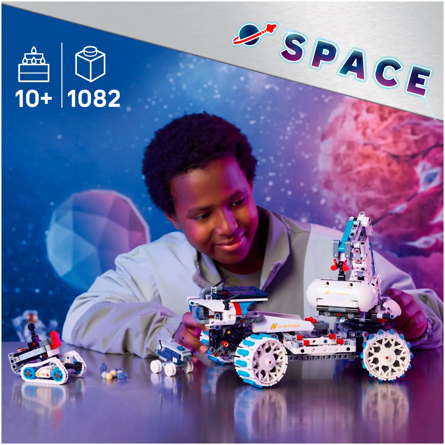 LEGO Technic 42211 Lunar Outpost™ avaruusmönkijä - 9