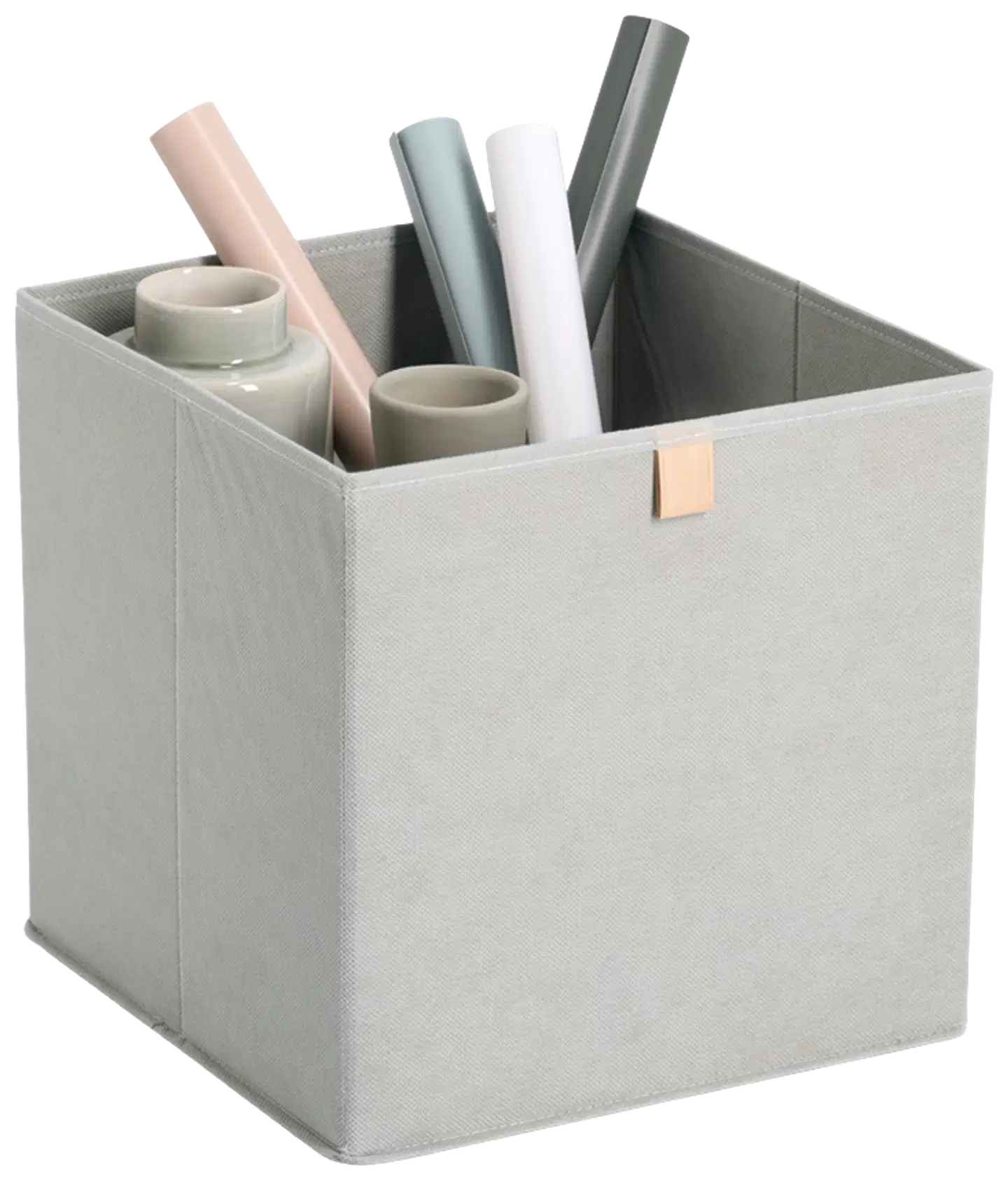 Zeller säilytyslaatikko kuitukangas harmaa - 2