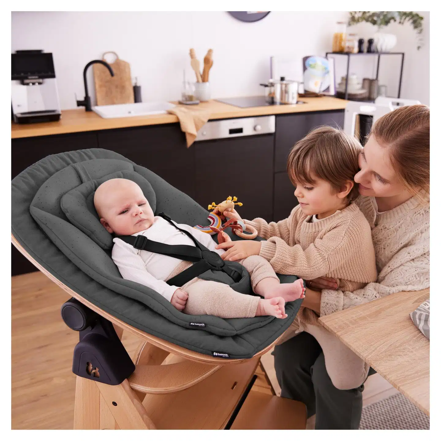 Hauck sitteri syöttötuoliin Eco Deep grey - 11