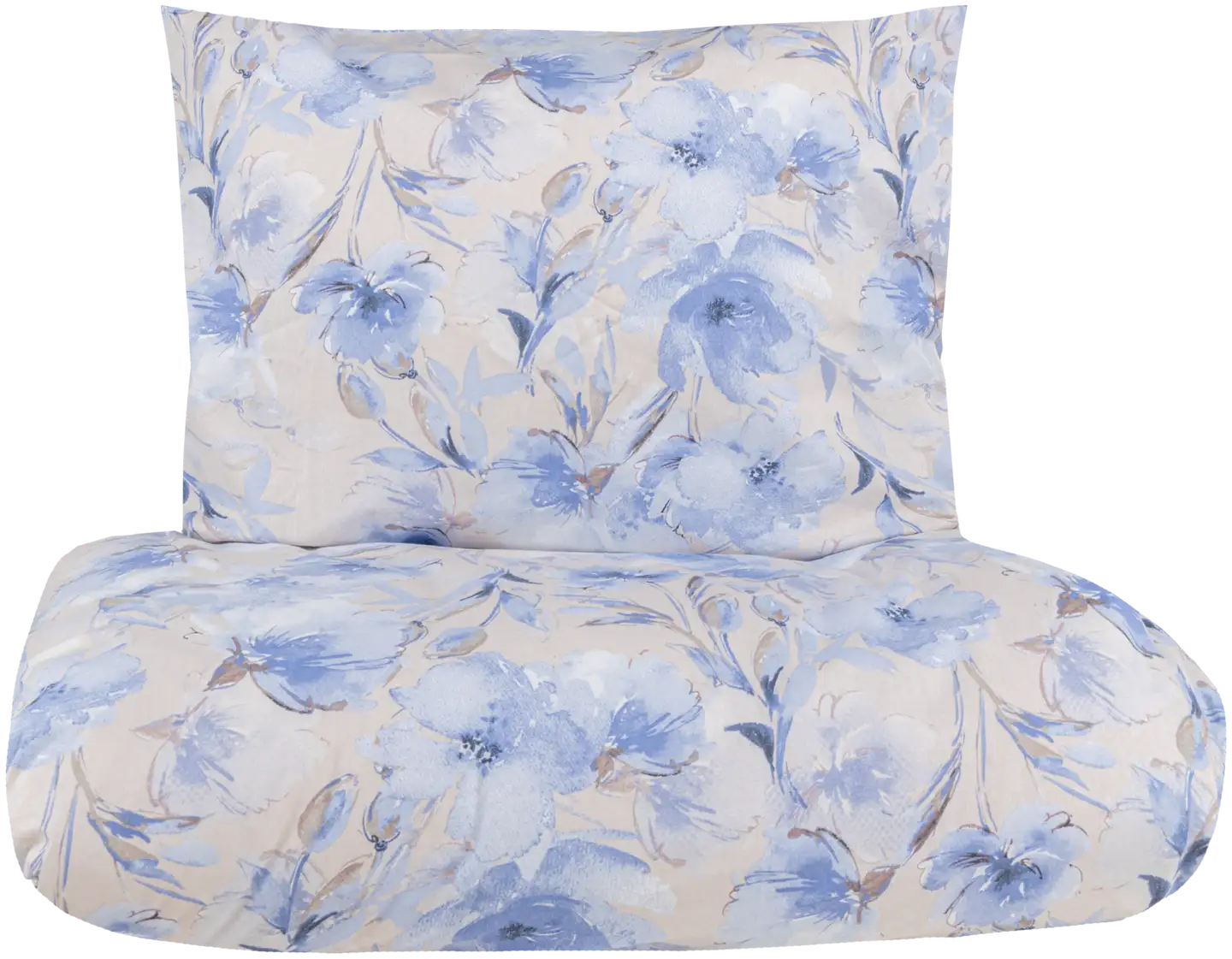 House pussilakanasetti Daydream 150x210 cm vaaleansininen-beige - 1