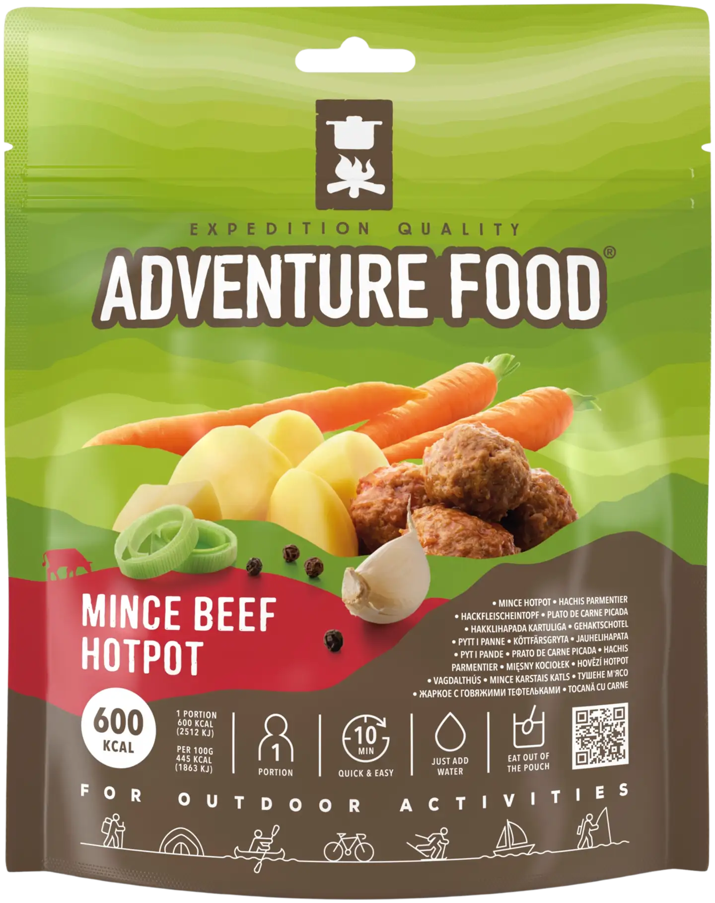 Adventure Food jauhelihapata, 600 kcal - 1