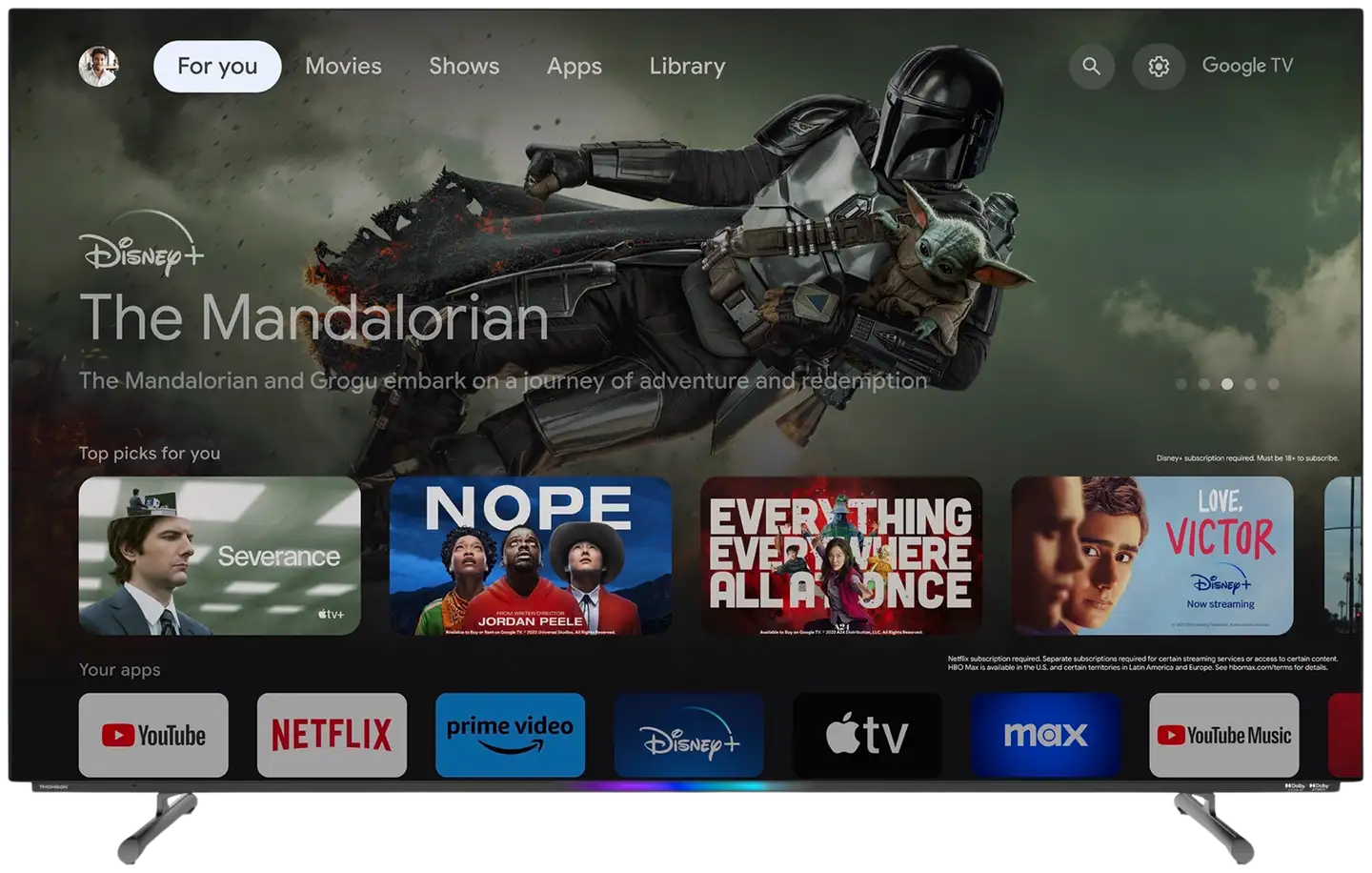 Thomson 55" 4K UHD OLED Google TV 55OG8S24 - 2