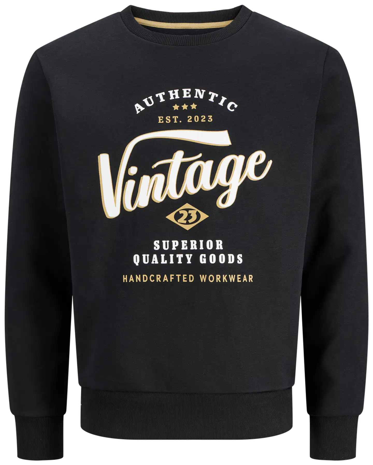 JJ REBEL miesten collegepaita Jrebfelix - Black