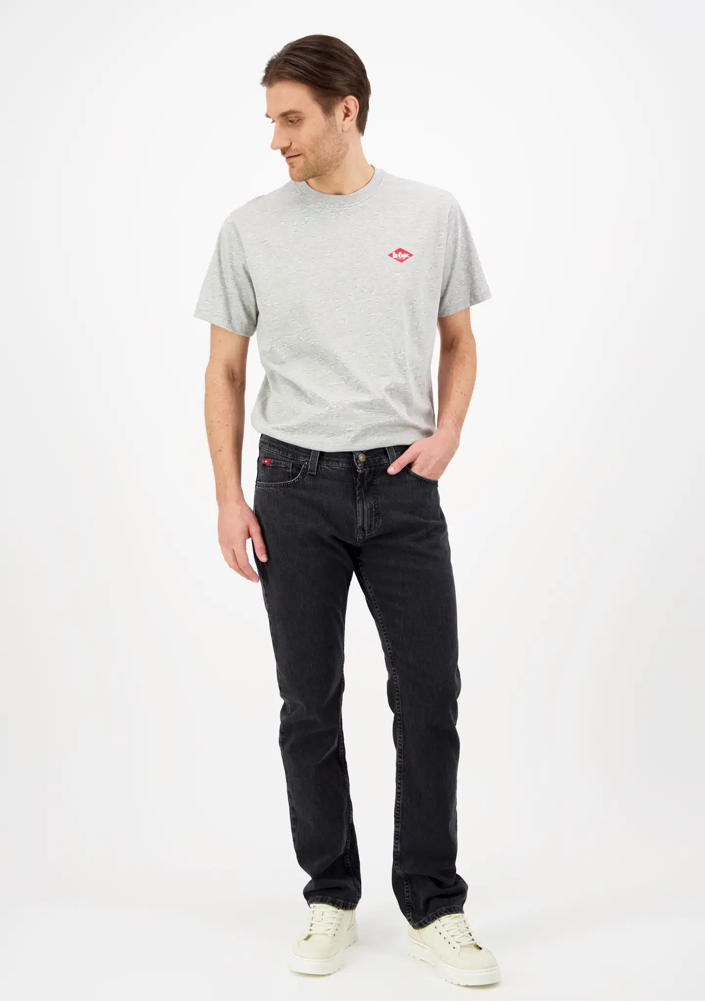 Lee Cooper miesten Lc 08 2378 T.harmaa Regular Fit - Tumman harmaa - 1