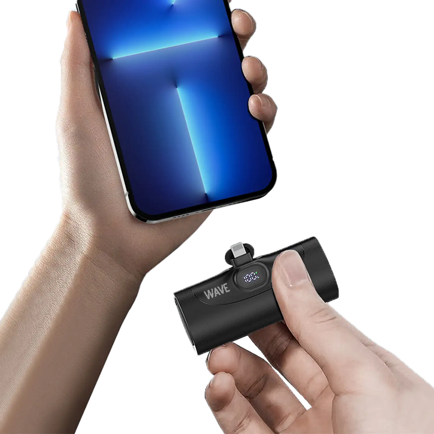 Wave GoPower lisävirta, 5000mAh, Musta - 4