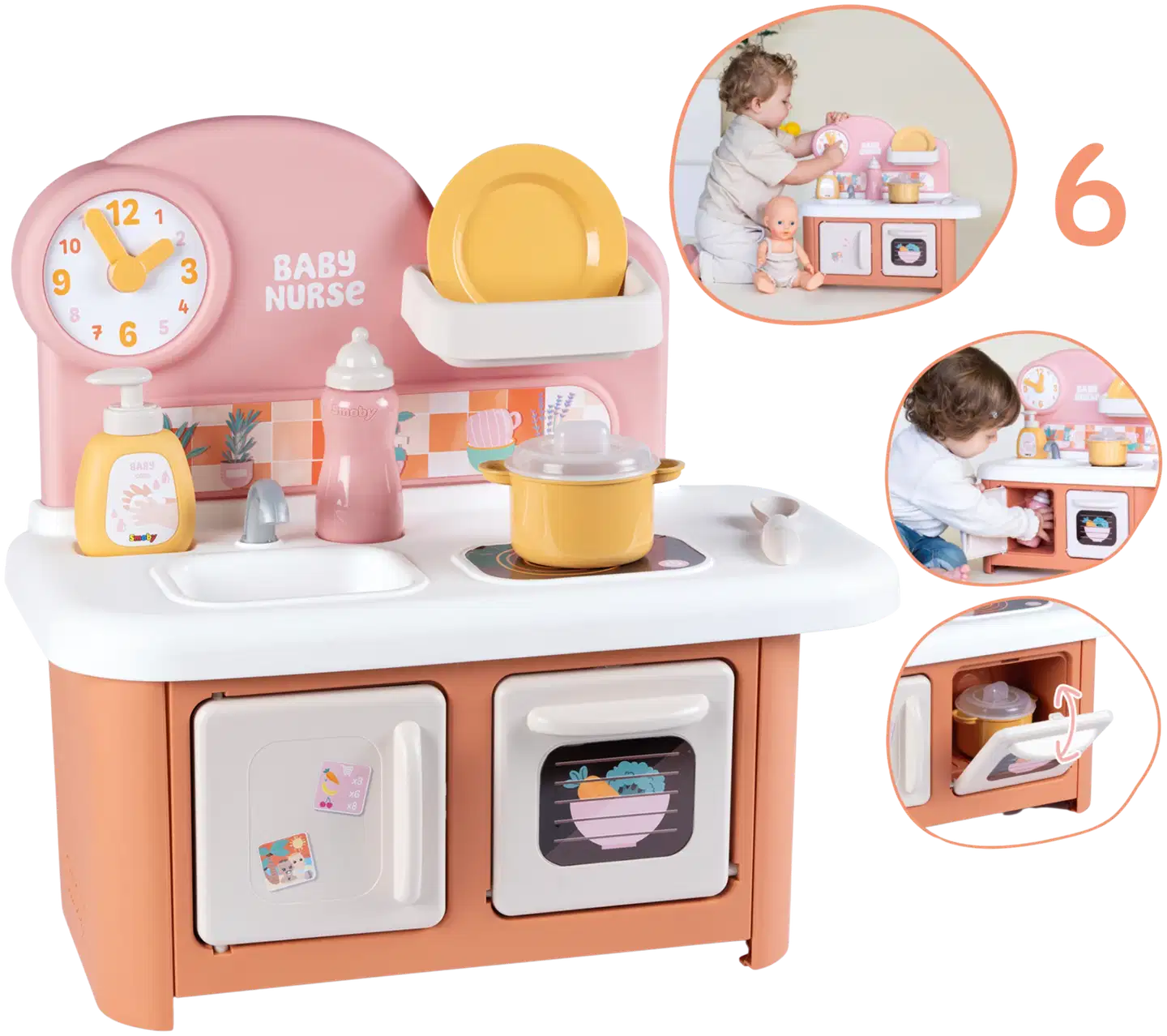 Smoby  Baby Nurse leikkikeittiö nukkeleikkeihin - 3