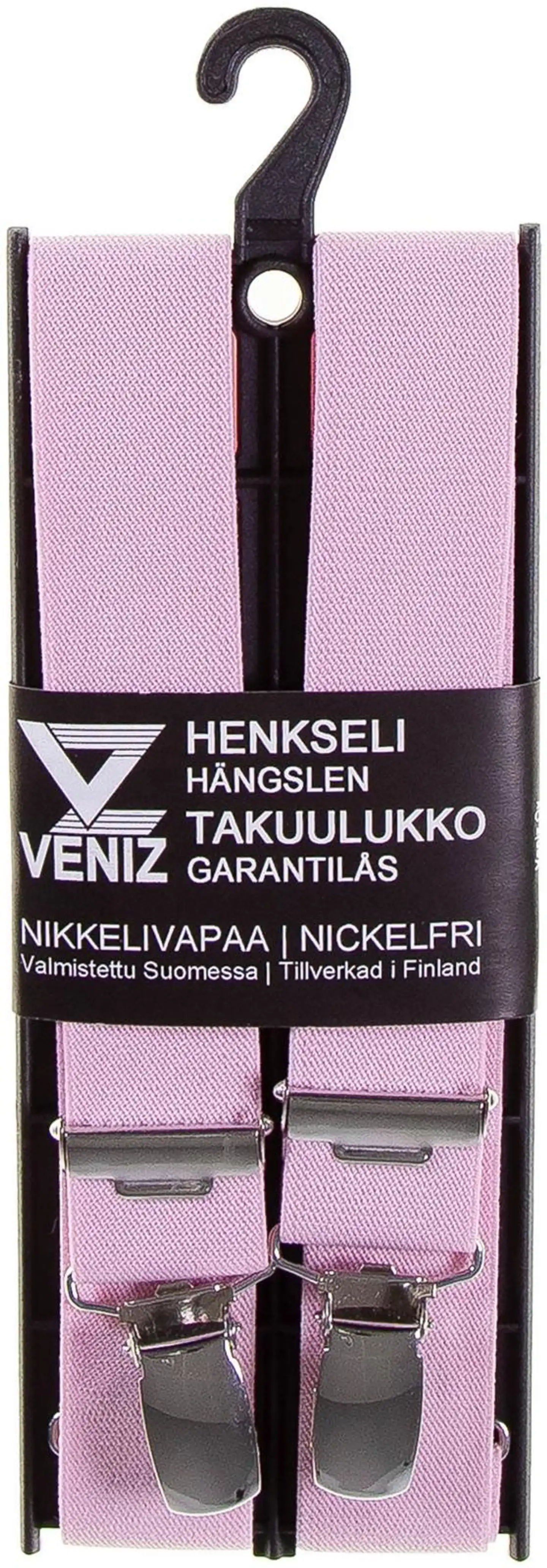 Veniz lasten henkselit 25mm - Vaaleanpunainen