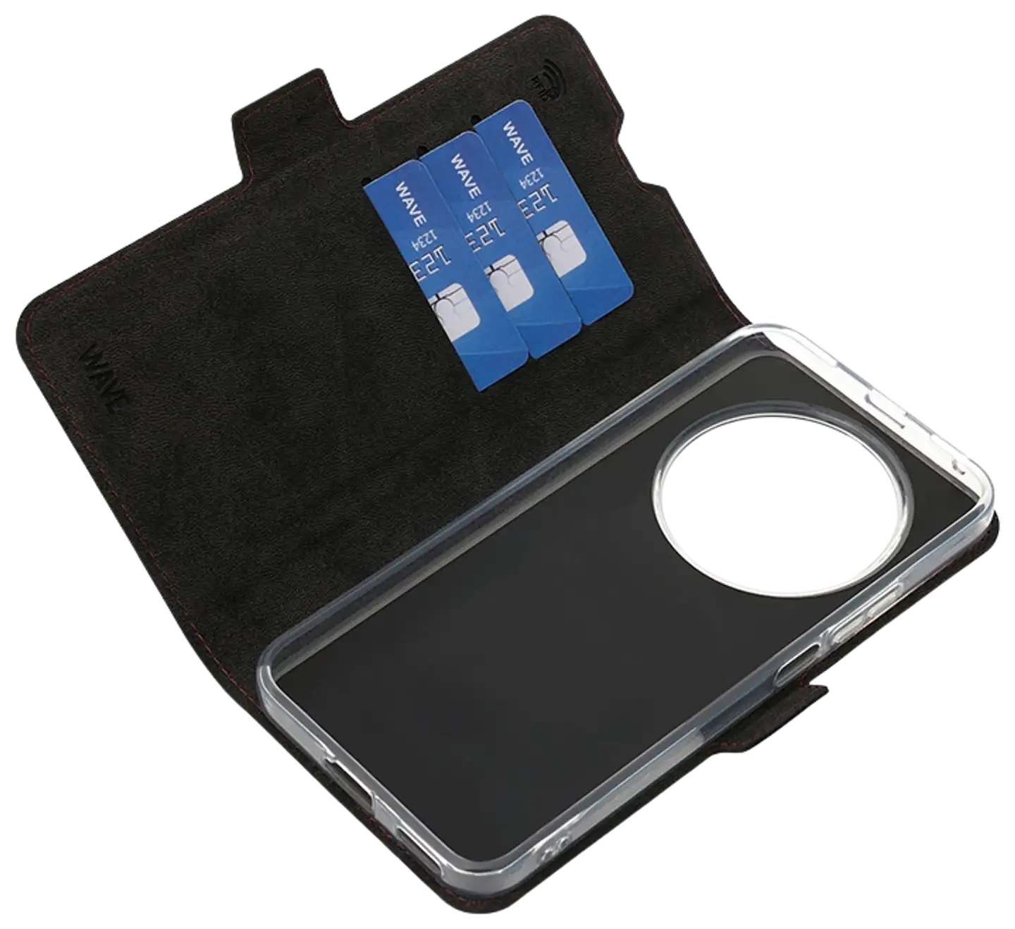 Wave Book Case, Honor Magic8 Lite 5G, Smoky Sangria - 4