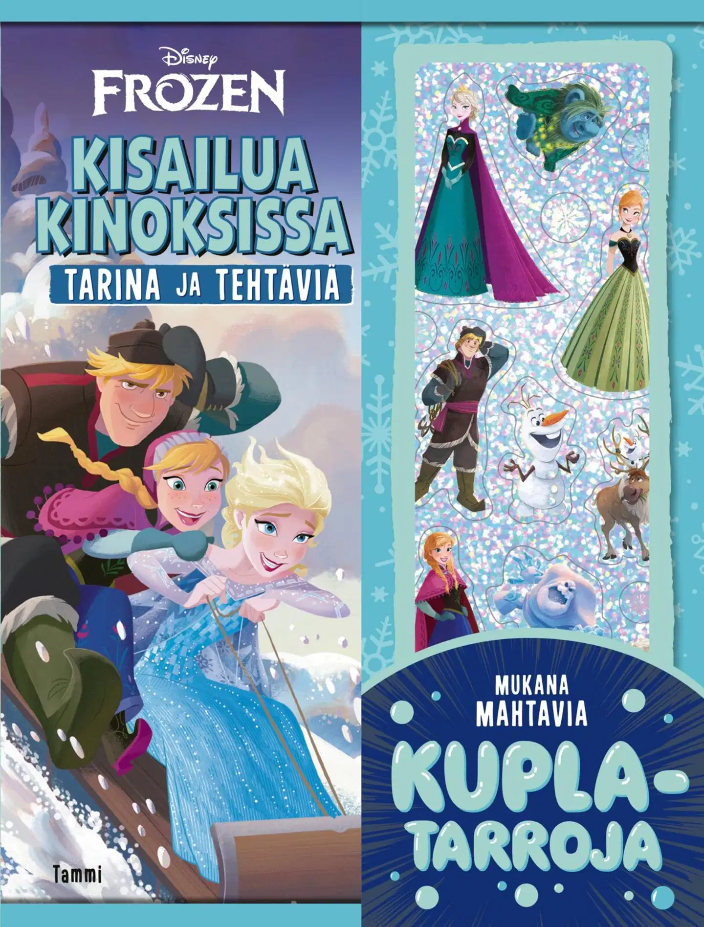 Disney Frozen. Kisailua kinoksissa. Tarina ja tehtäviä