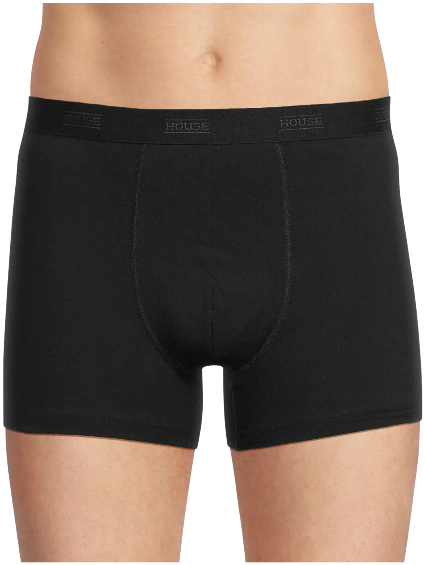 House miesten bokserit 2-pack - Musta - 2