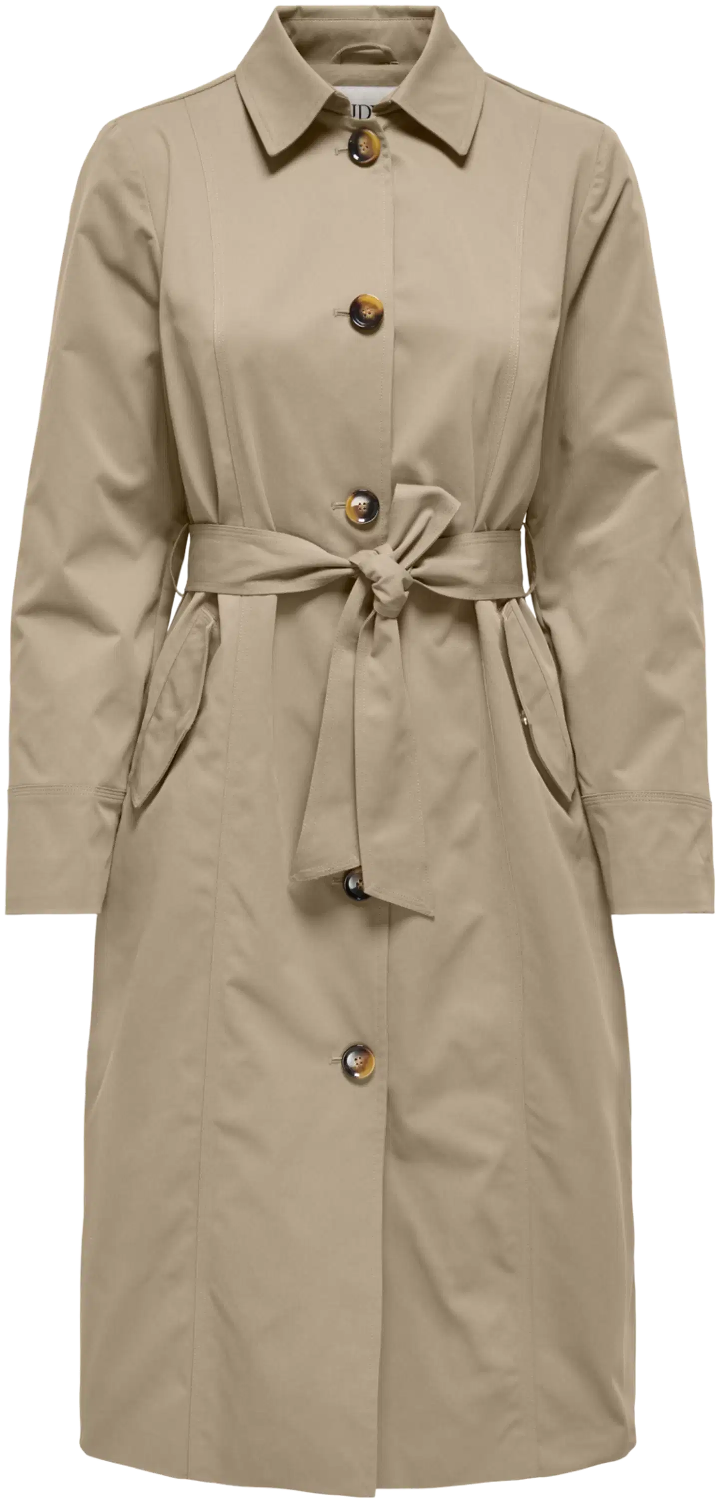 JDY naisten trenssitakki Jdyisadora - Weathered Teak - 1